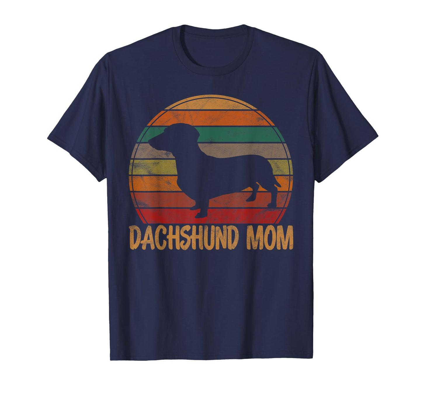 Retro Dachshund Mom Gift Doxie Dog Owner Mother Pet Mama T-Shirt for Men Women Girls Kids