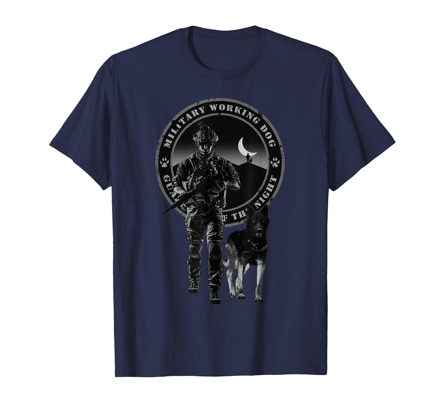 Military working dog - Guardians of the night T-Shirt