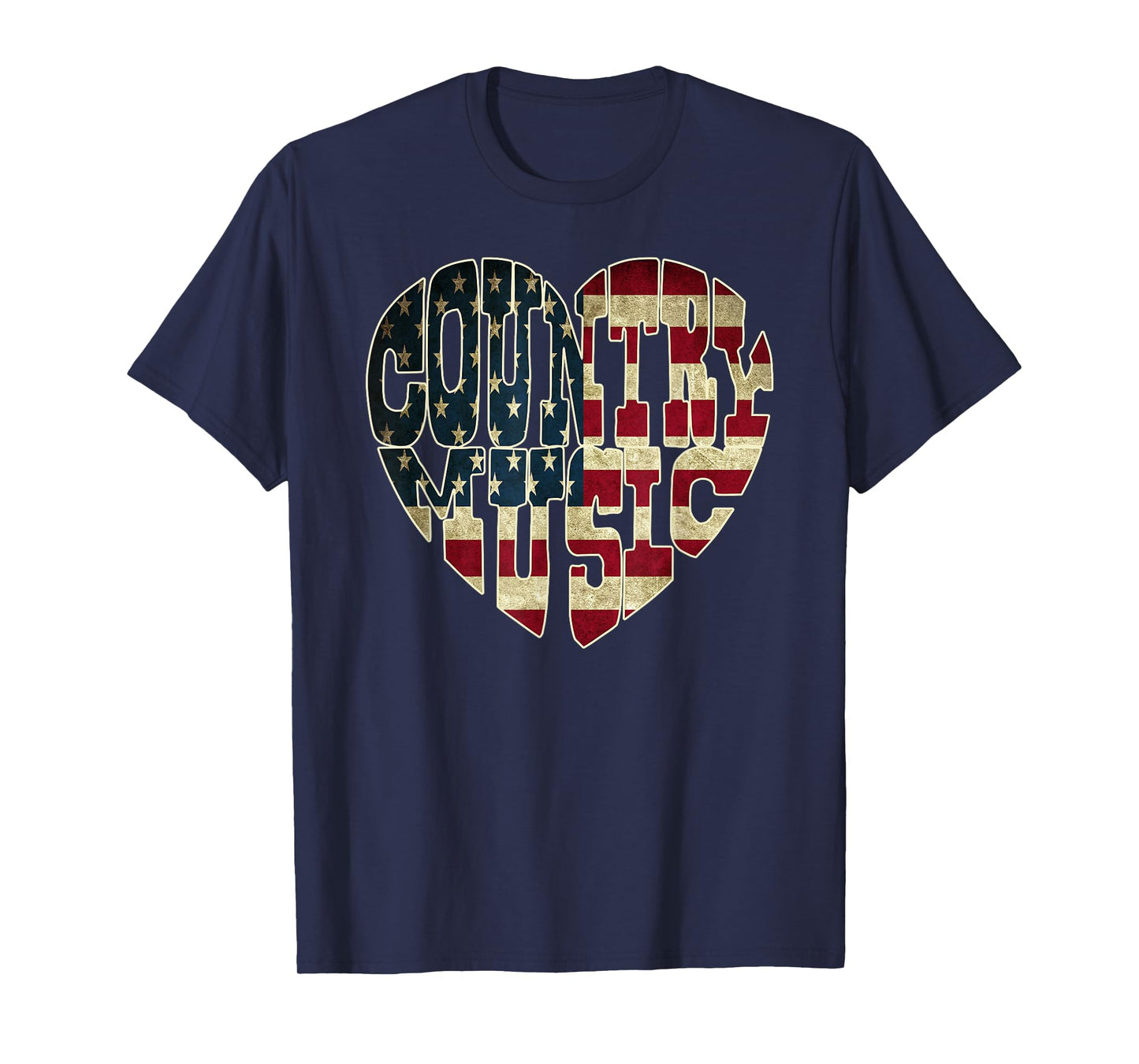 I Love America Country Music Patriotic Shirt USA Flag T-Shirt for Women Kids Men