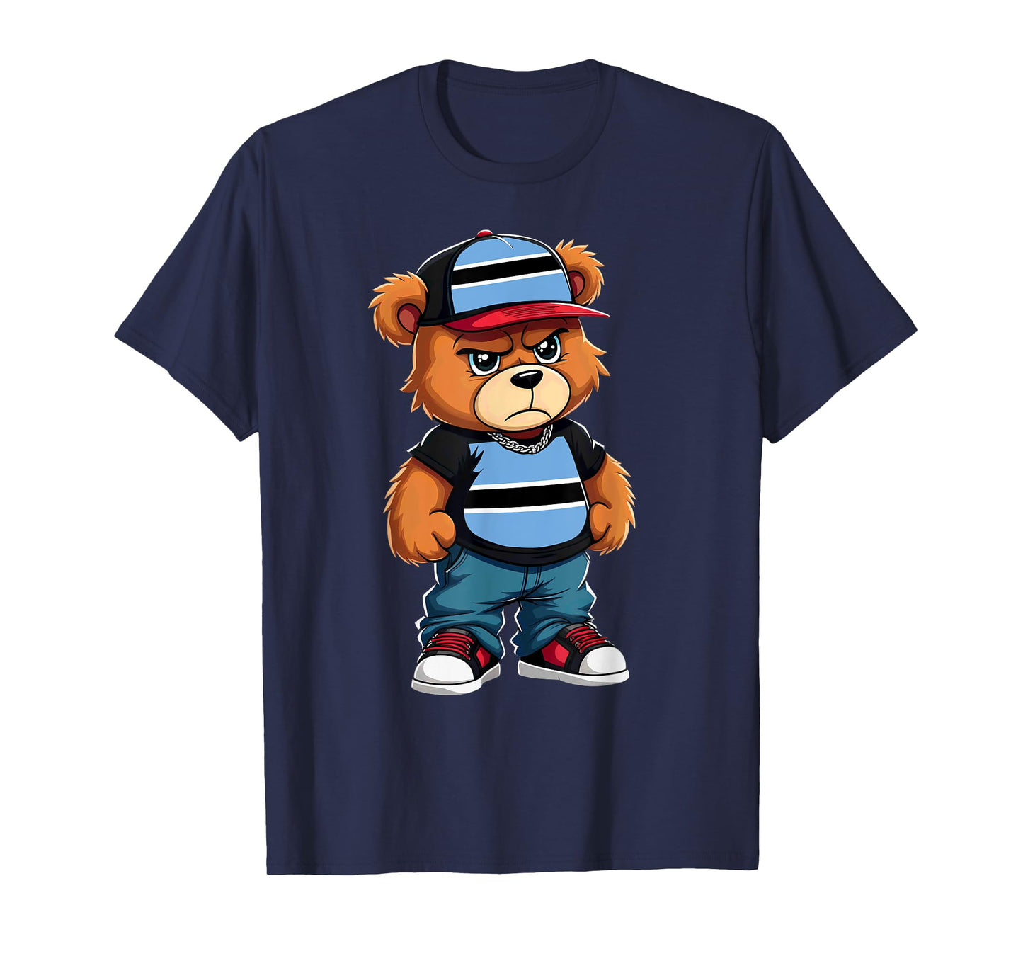 Botswanan Flag Teddy Bear Botswana Hip Hop T-Shirt