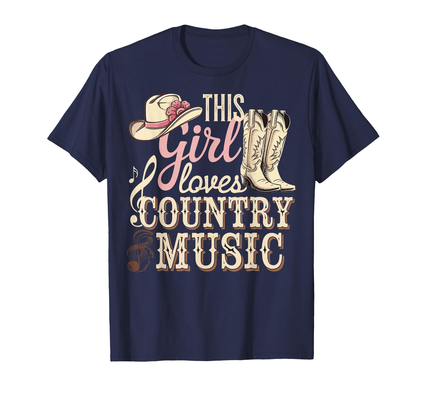 This Girl Loves Country Music T-Shirt