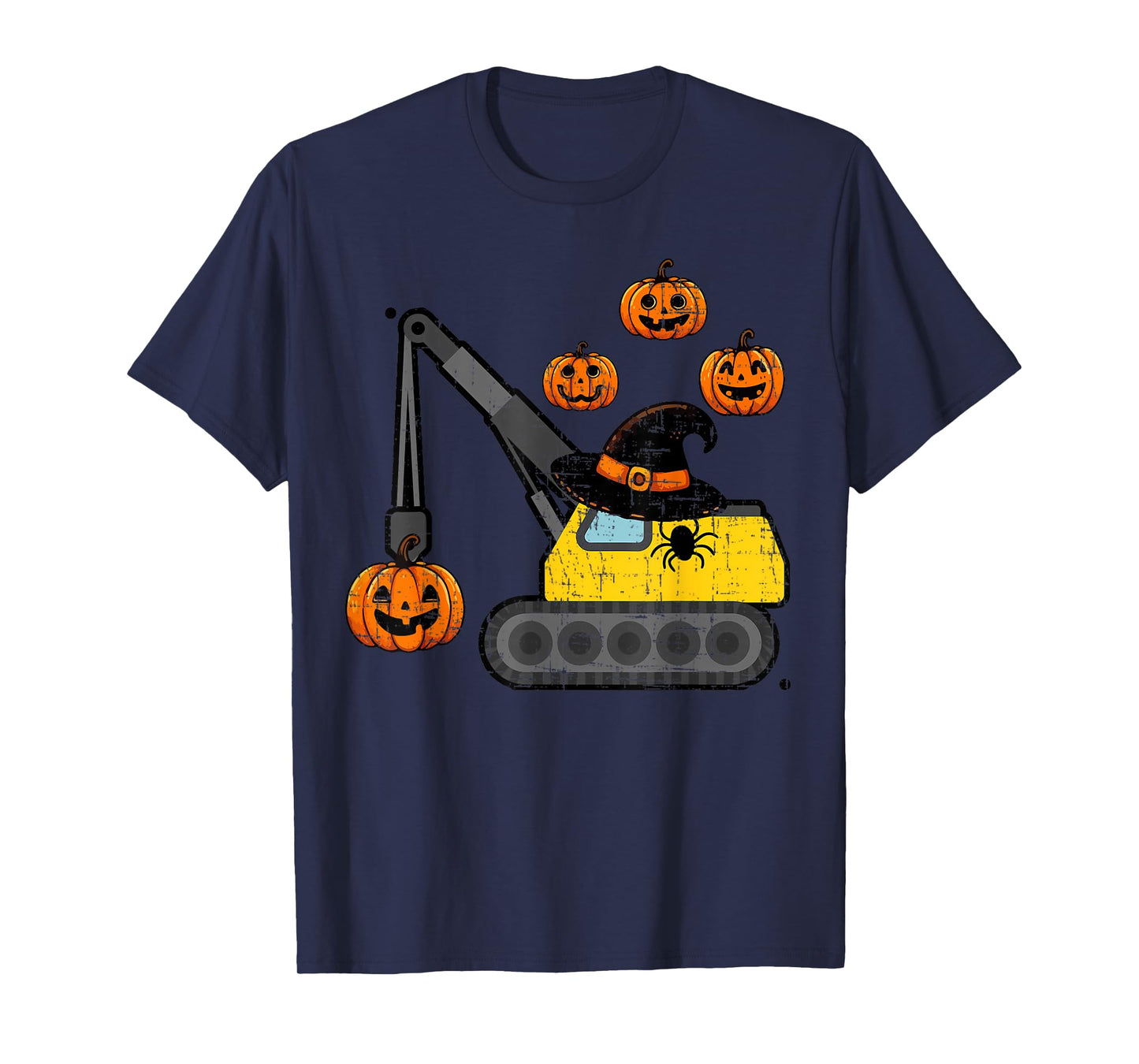 Crane Construction Truck Costume Toddler Kids Boys Halloween T-Shirt