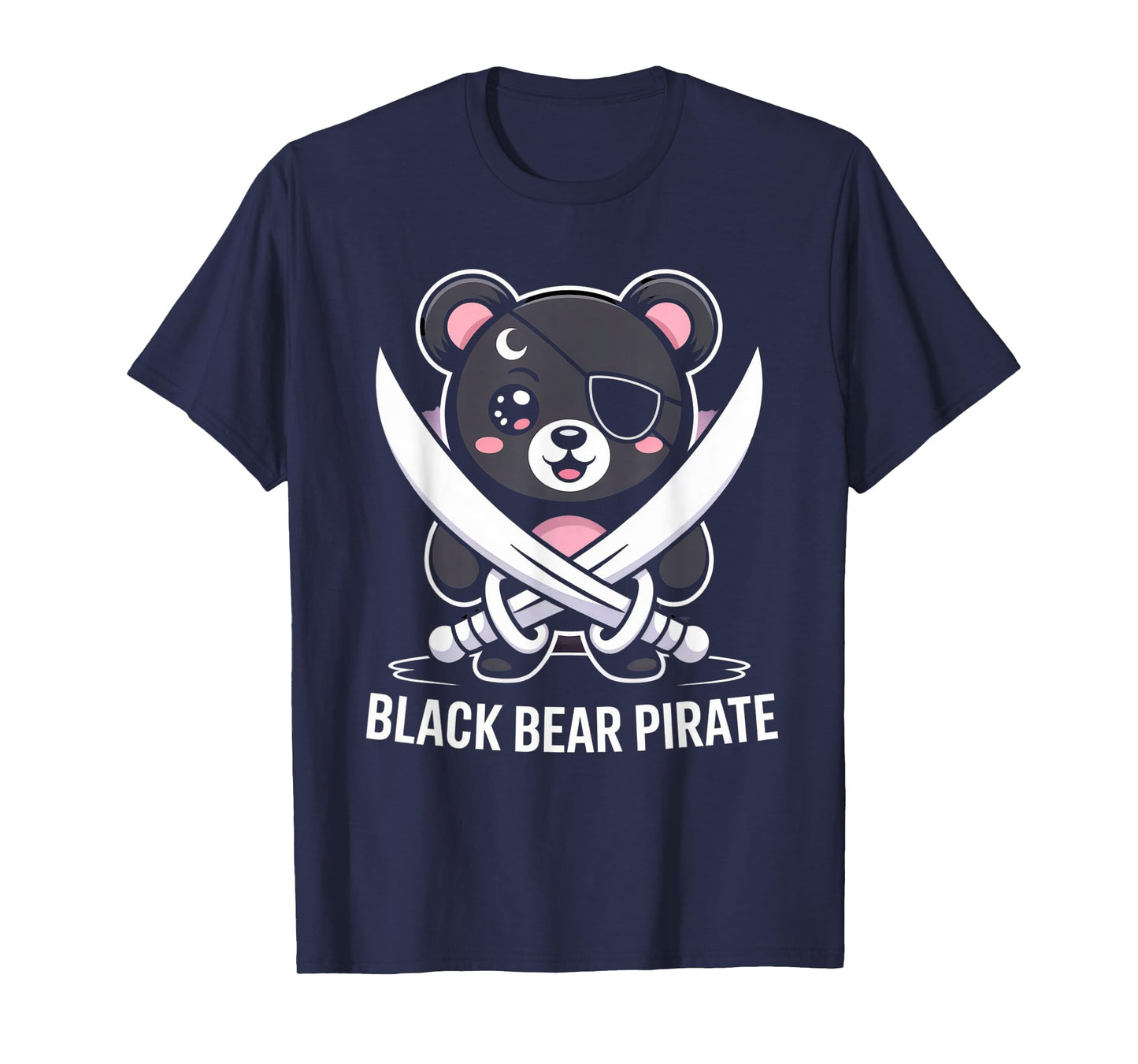 Pastel Goth Pirate Bear Kawaii Goth Girl Clothes Pink Goth T-Shirt