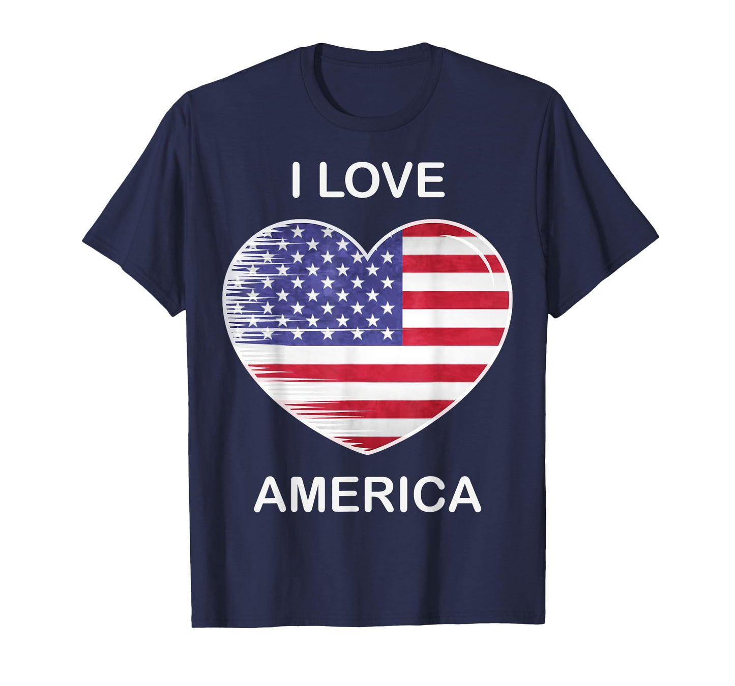 I Love America, My Home, My Country, Heart USA T-Shirt
