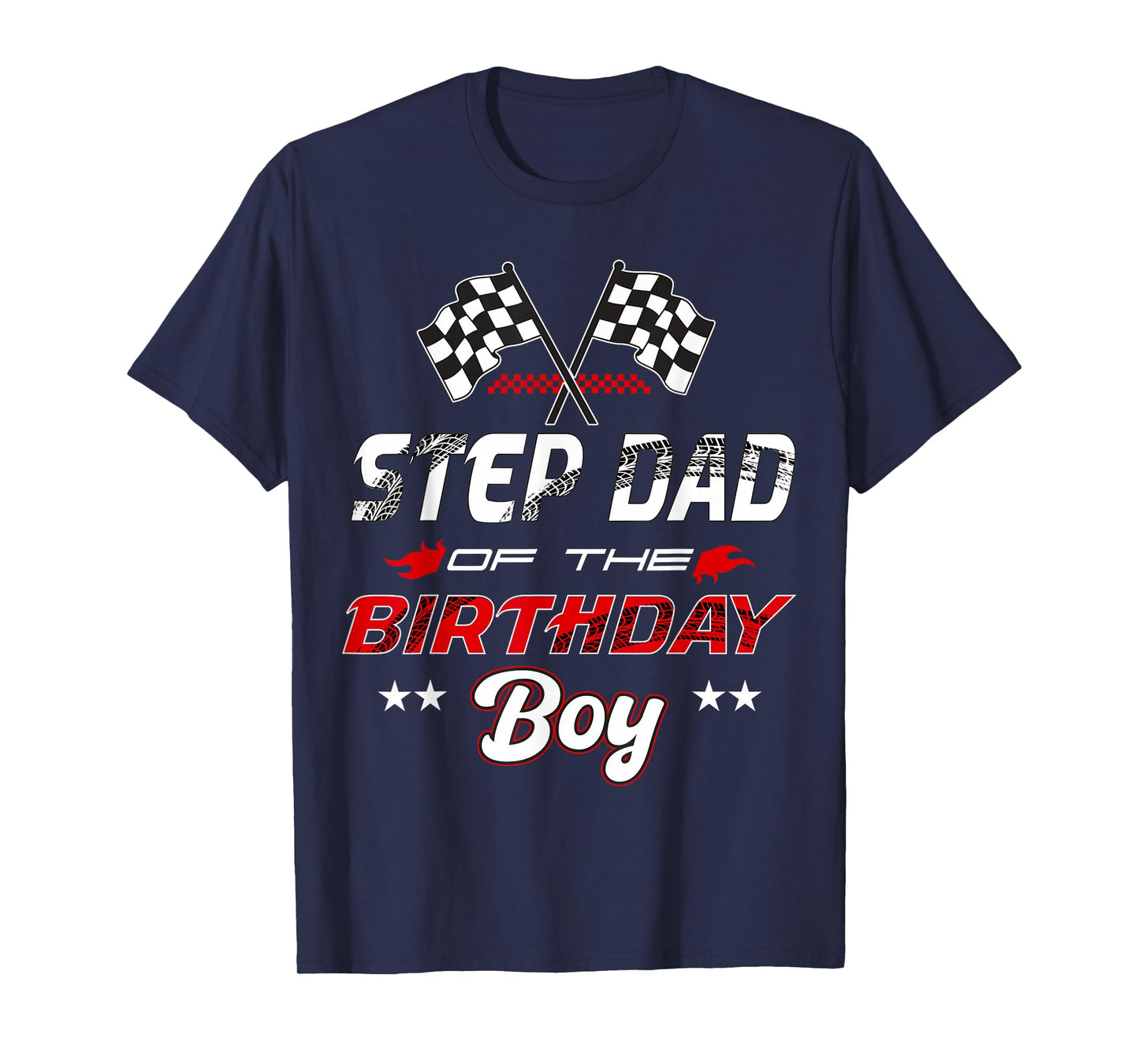Goal Scoring Birthday Boy Celebration Look for Step Dad T-Shirt