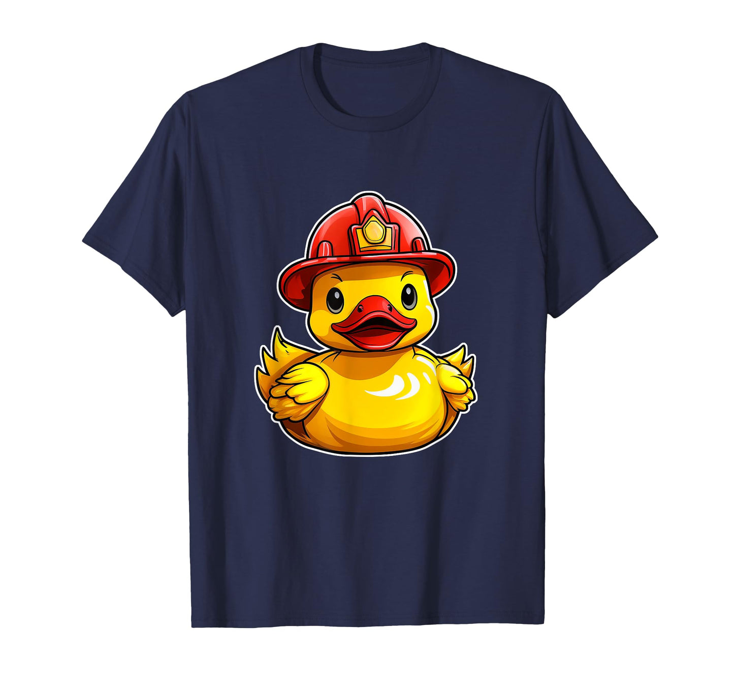 Fireman Rubber Duck, Fire Fighter Rubber Duckie T-Shirt
