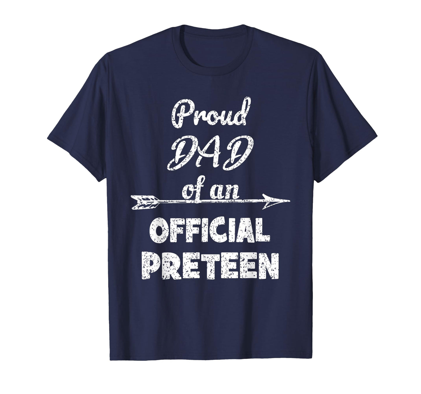 Proud Dad Of An Official Preteen 12th Birthday 12 Years Old T-Shirt
