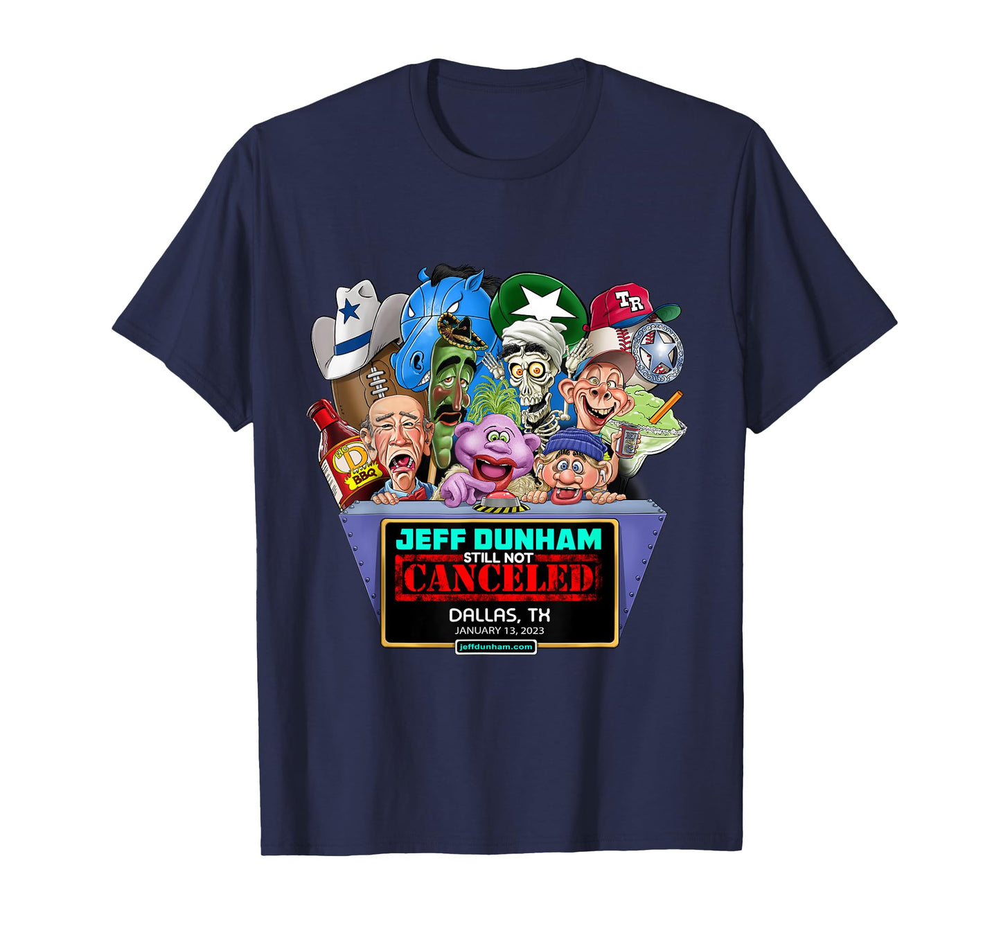 Jeff Dunham Dallas, TX (2023) T-Shirt
