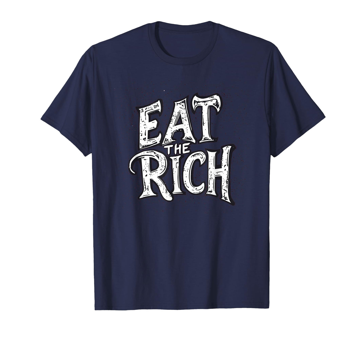 Pretty Eat the Rich Statement Graphic T-Shirt