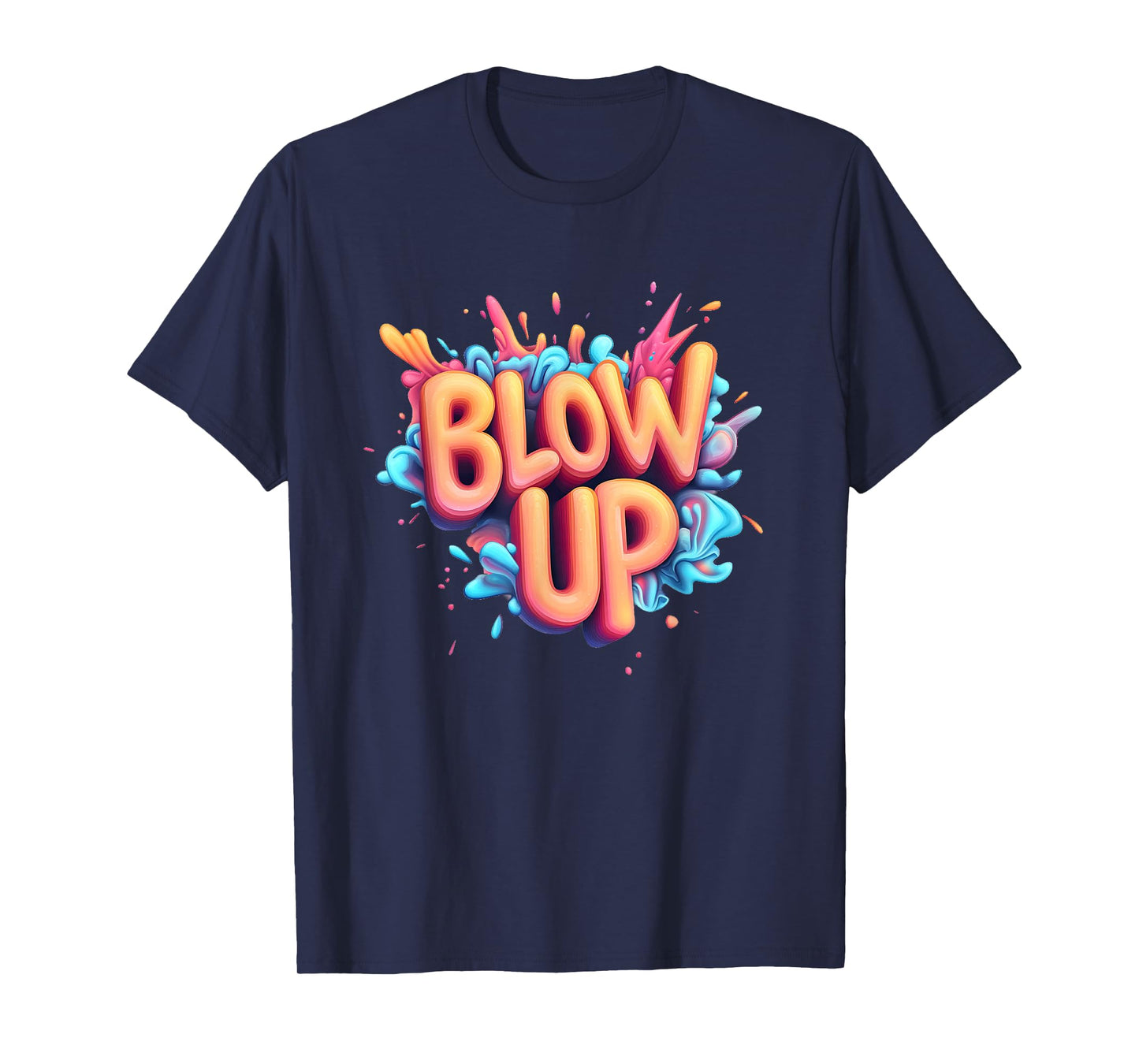 Colorful Blow Up Speech T-Shirt