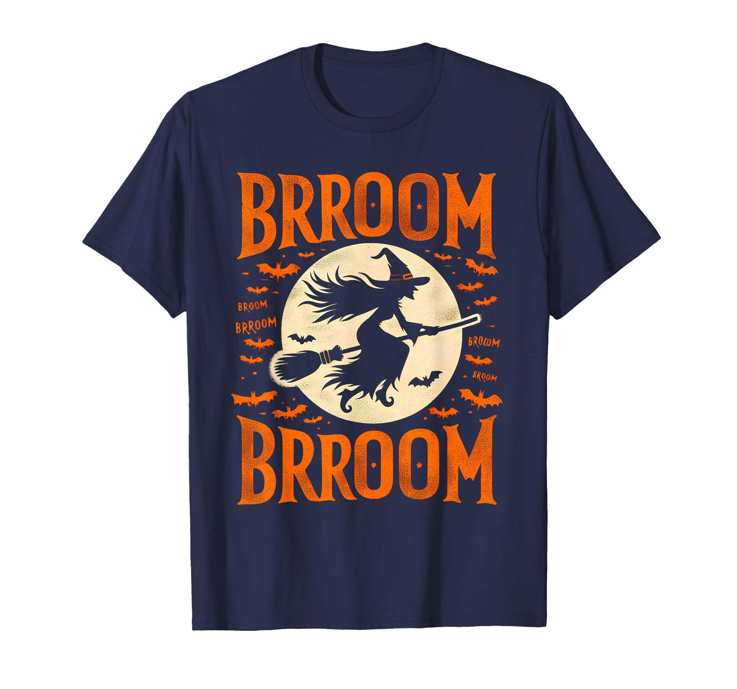 Halloween Brooms Spooky Witch T-Shirt
