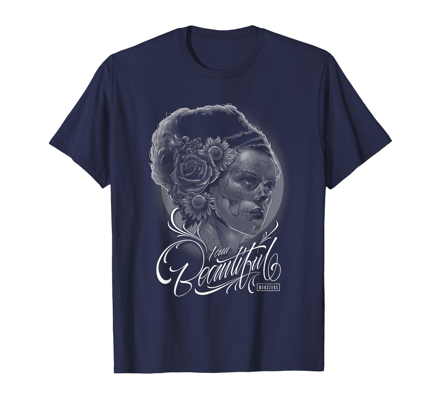 Universal Monsters Bride Of Frankenstein I am Beautiful T-Shirt