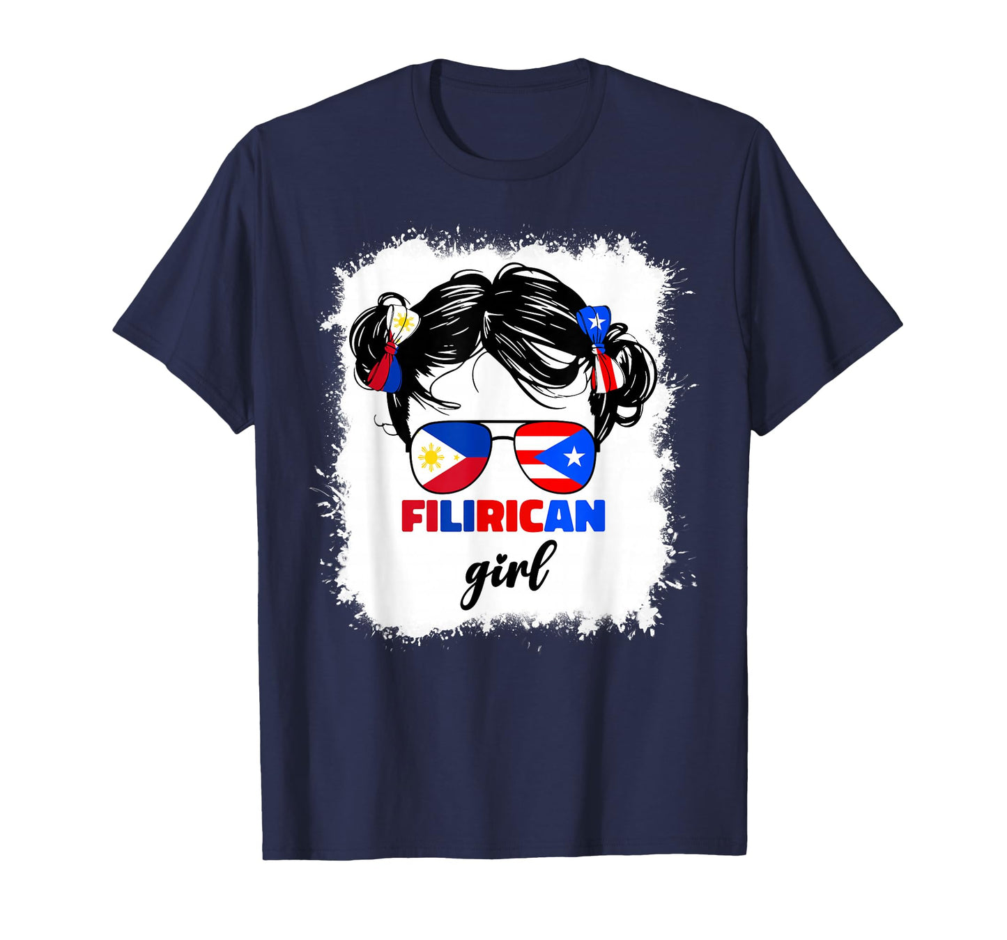 Filipino And Puerto Rican Rico Philippines Kids FiliRican T-Shirt