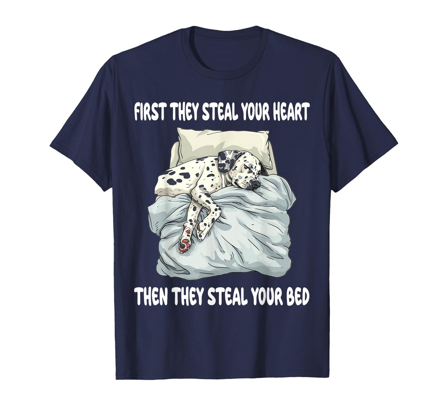 Dalmatian Sleeping Pajamas Nightgown T-Shirt