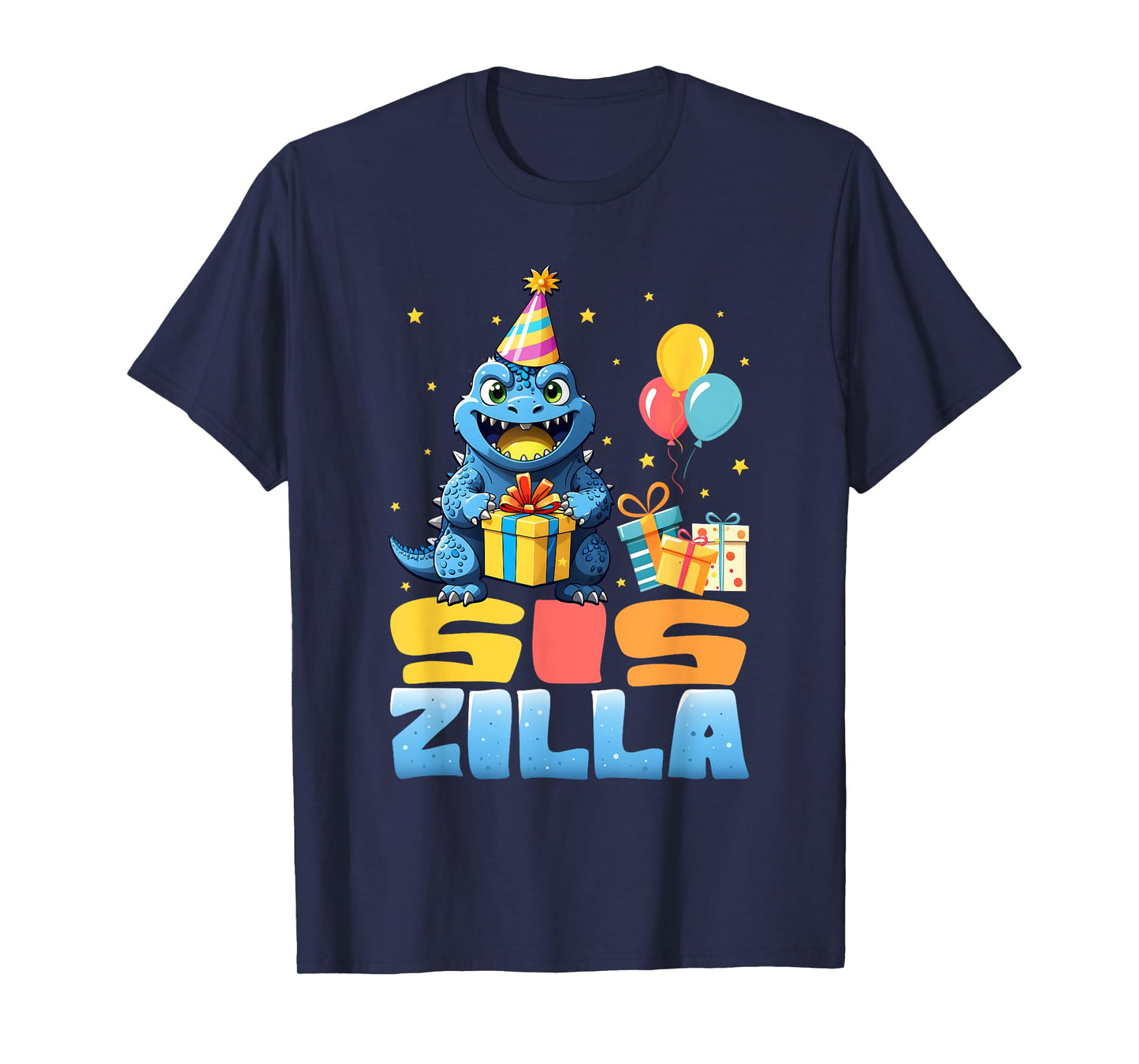 Siszilla Funny Monster Kaiju Family Matching Birthday Girls T-Shirt