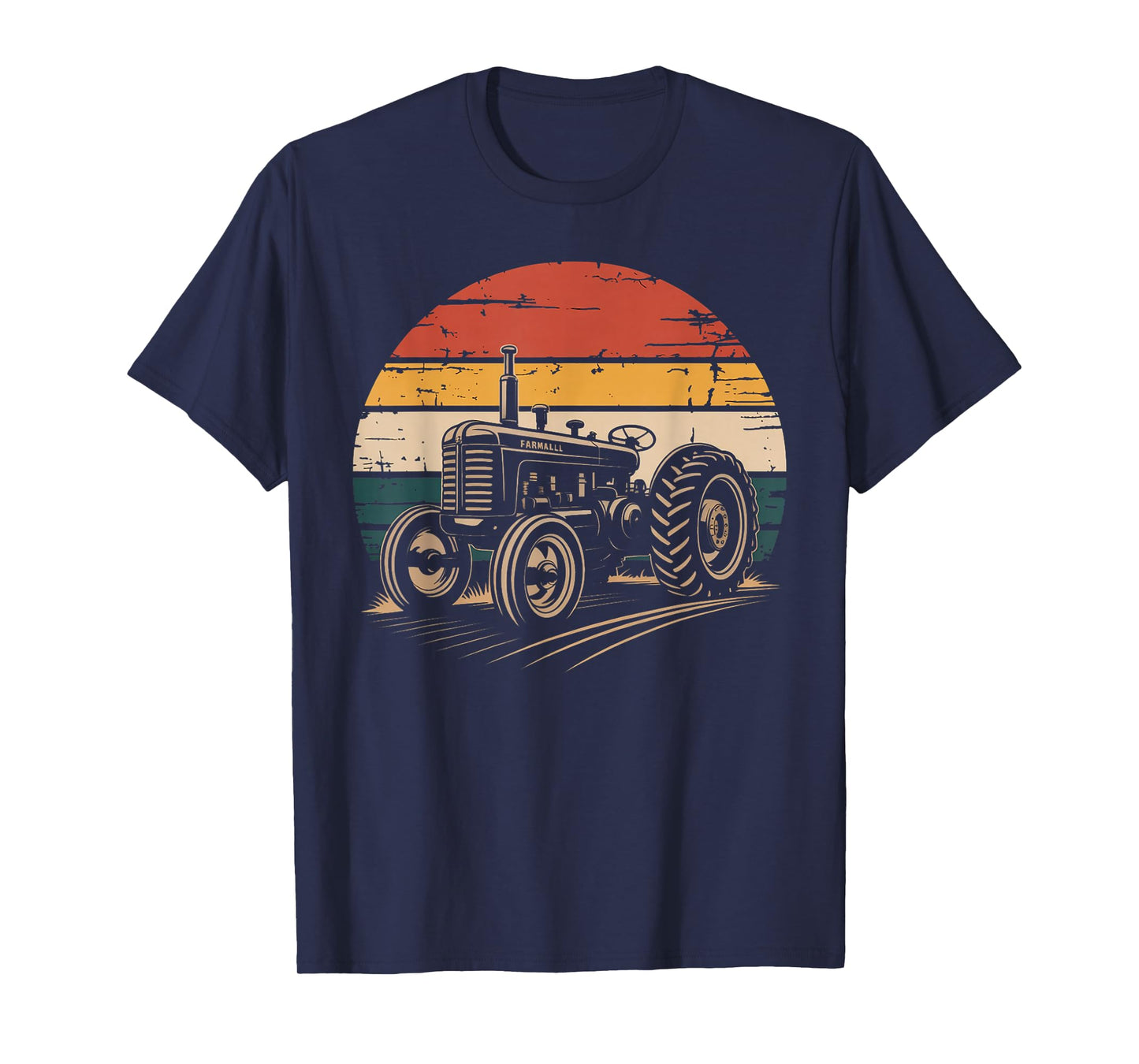 Retro Farm Tractor Farmer Agriculture Life Vintage Men Women T-Shirt