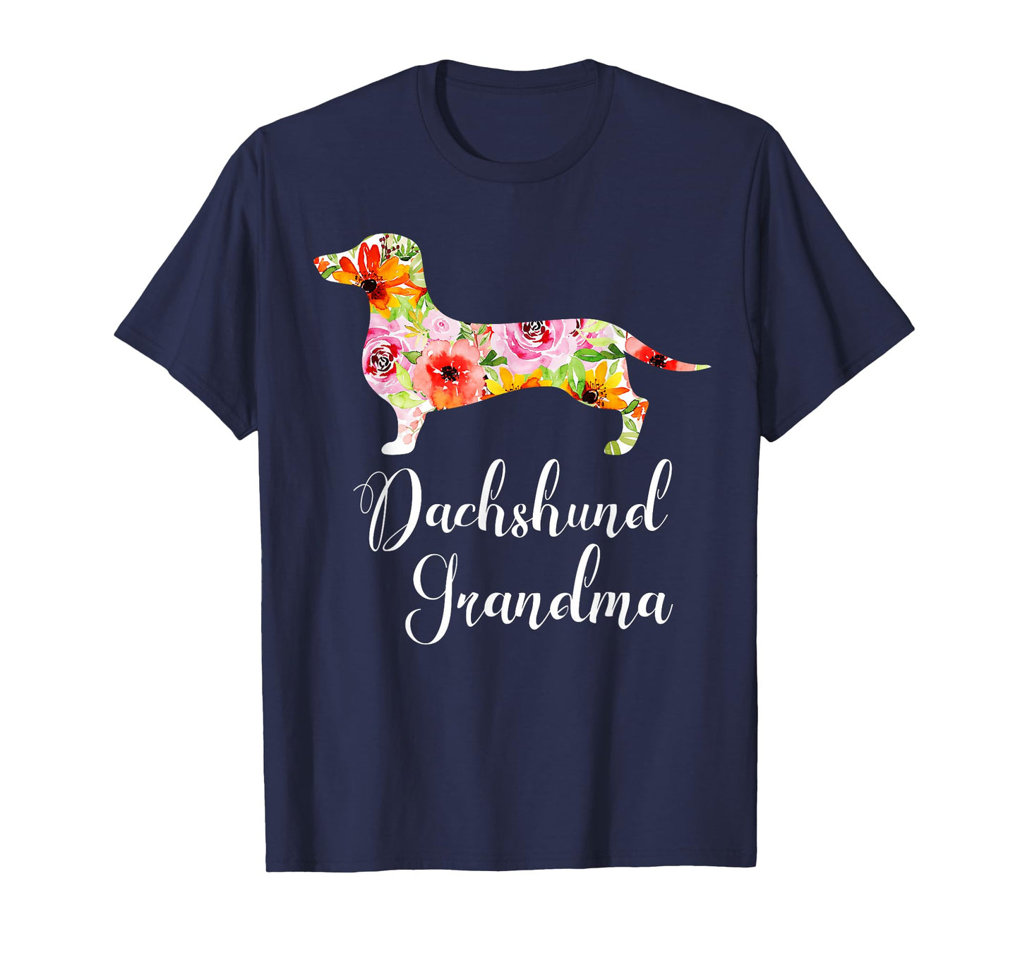 Dachshund Grandma T-Shirt Funny Dog Lover's Novelty Gift T-Shirt