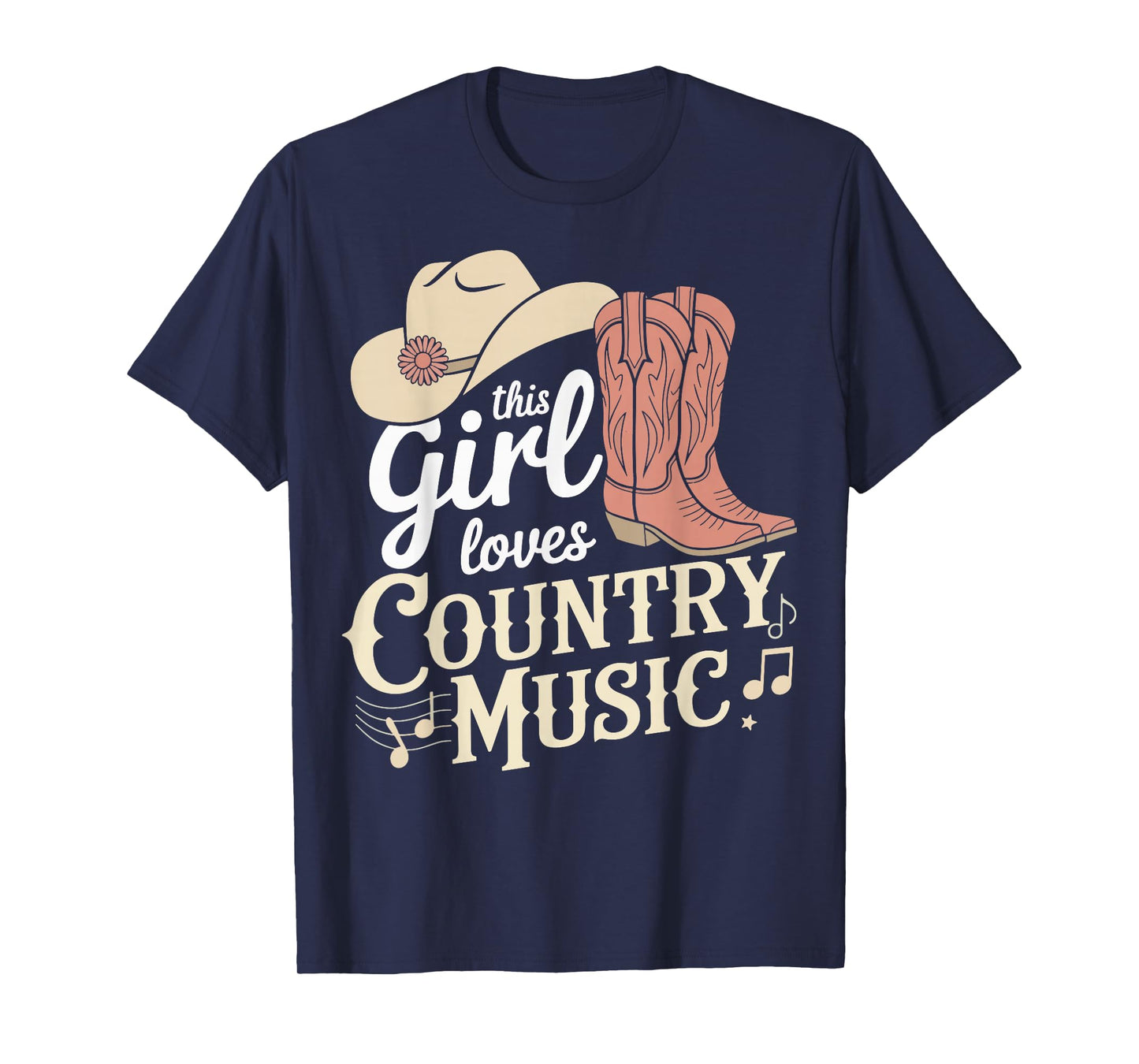 This Girl Loves Country Music T-Shirt