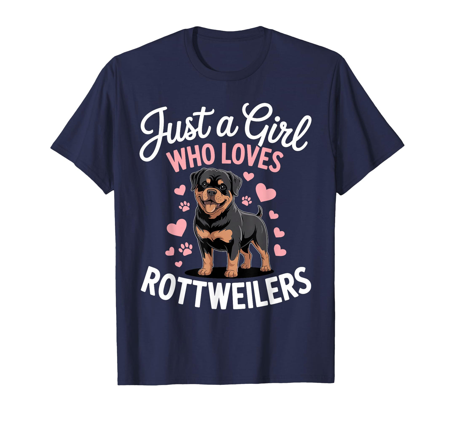 Rottweiler Art for Women Girls Kids Rottie Lover Rottweiler T-Shirt