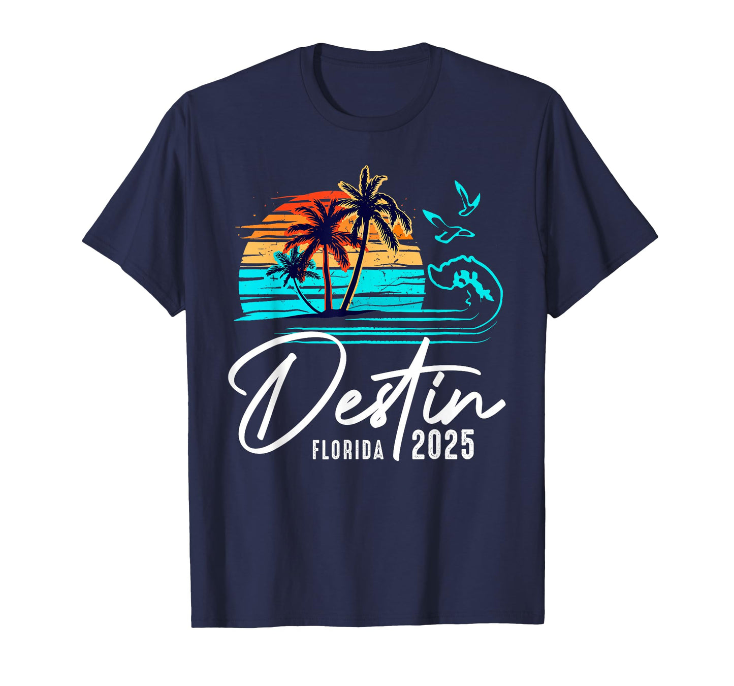 Destin Florida 2025 Vacation Souvenir Matching Family Group T-Shirt