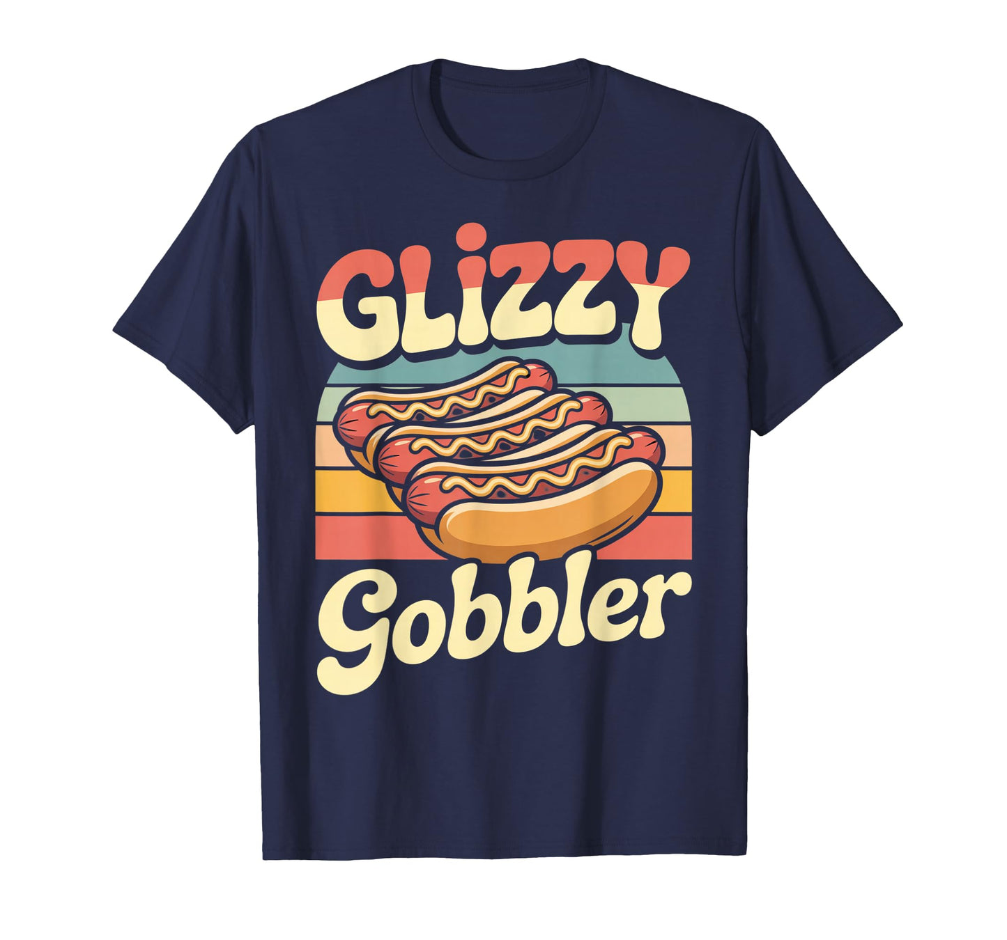 Retro Sunset - Glizzy Gobbler Tee for Men Women T-Shirt