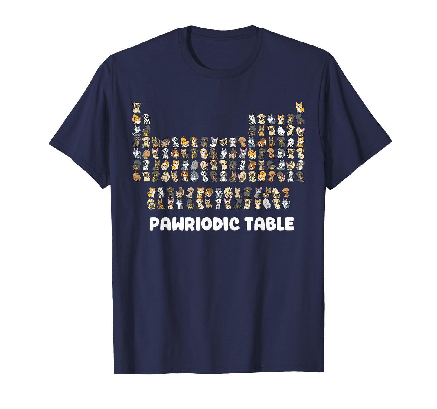 Periodic Table Shirt Chemistry Dog Periodic Table of Element T-Shirt