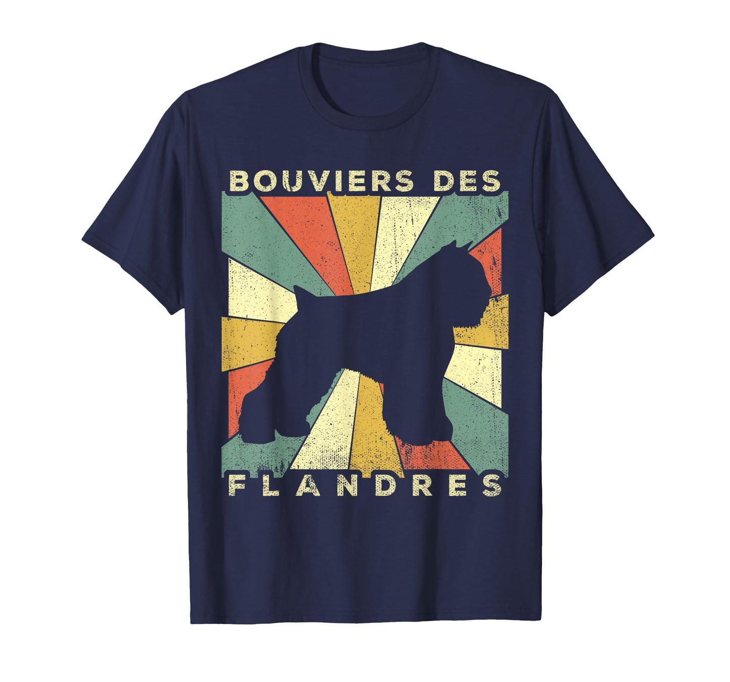 Bouviers des Flandres Dog Retro 70s Vintage Gift T-Shirt for Men Women Girls Kids