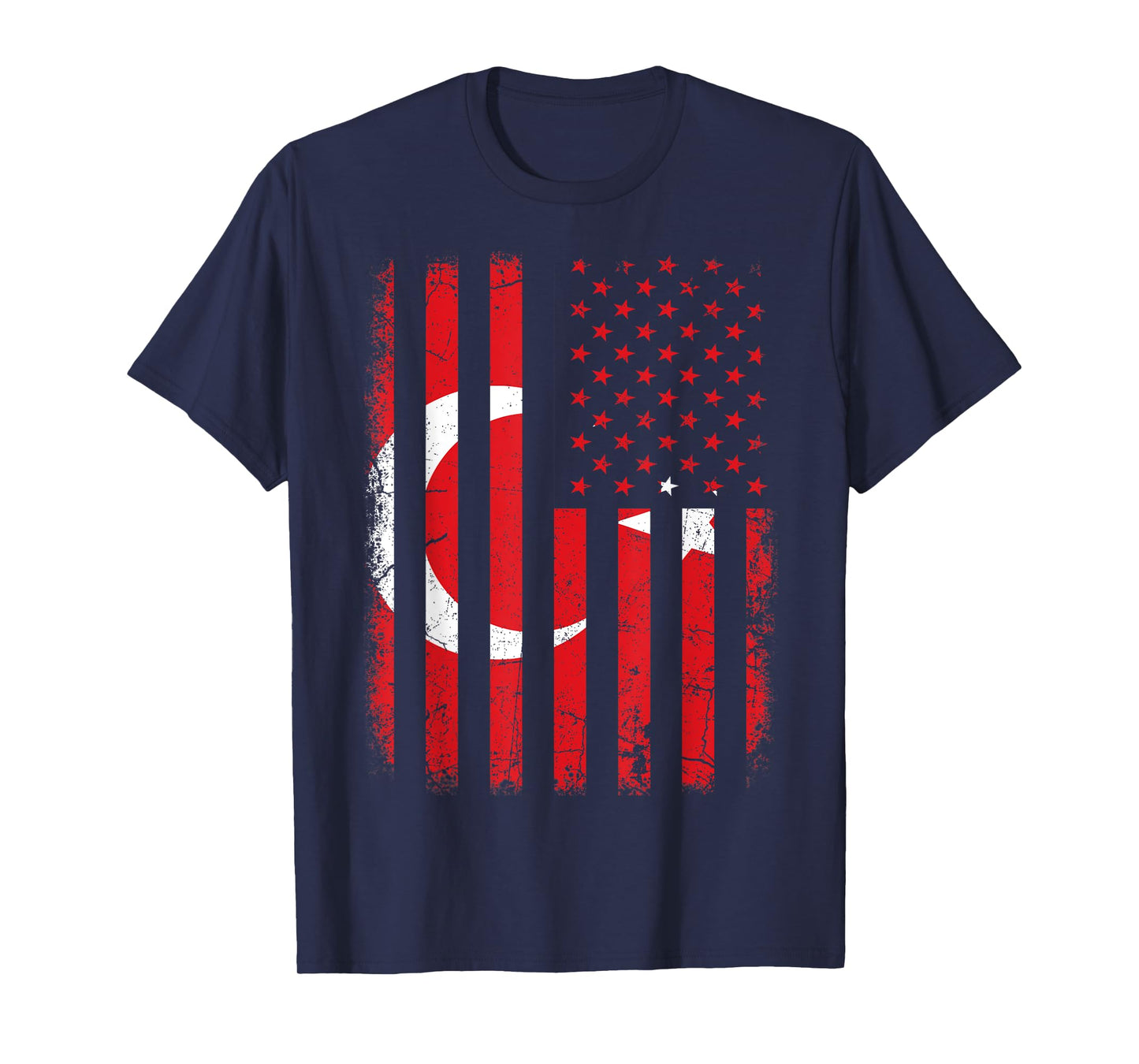 Turkish American Flag Turkey America Pride Heritage T-Shirt