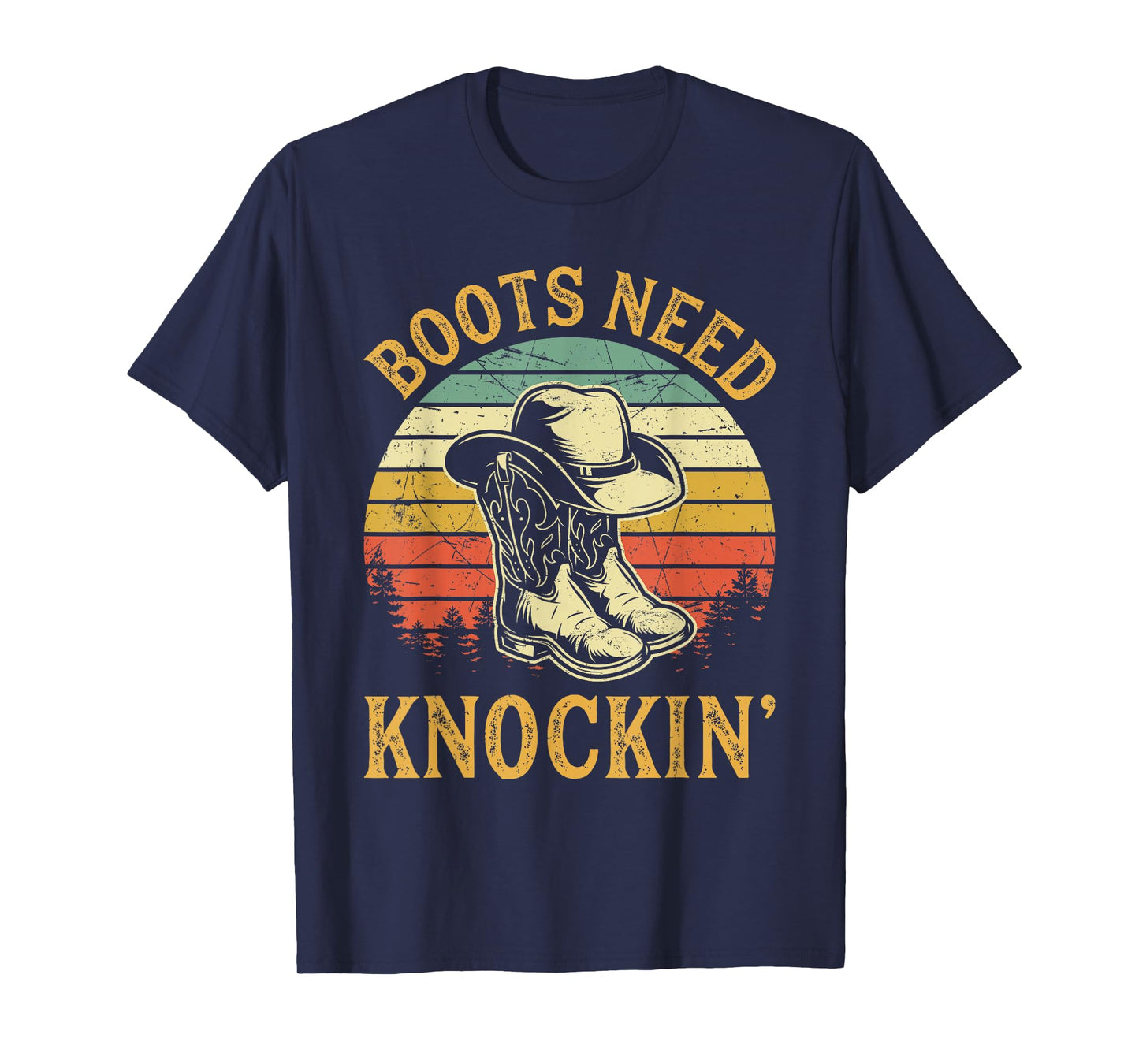 Boots Need Knockin' Country Music Lover T-Shirt