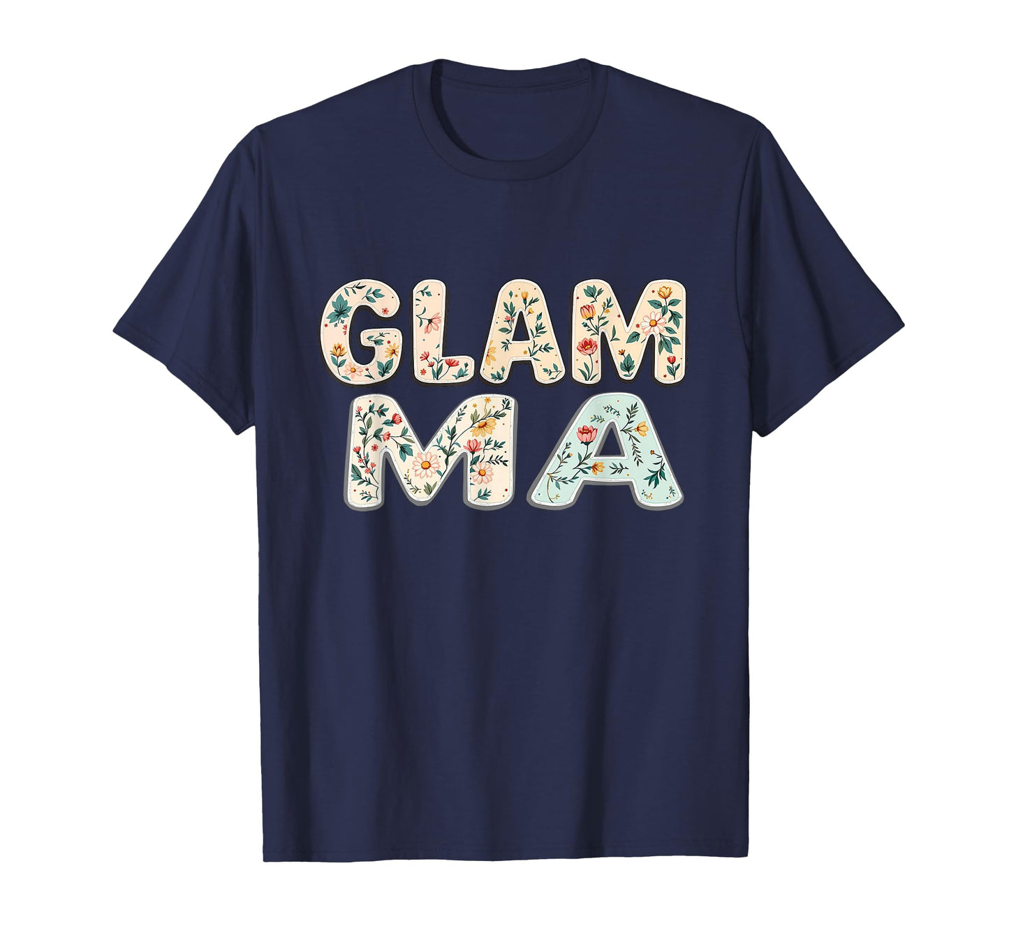 Wildflowers Glamma Floral Mother's Day Glamma T-Shirt