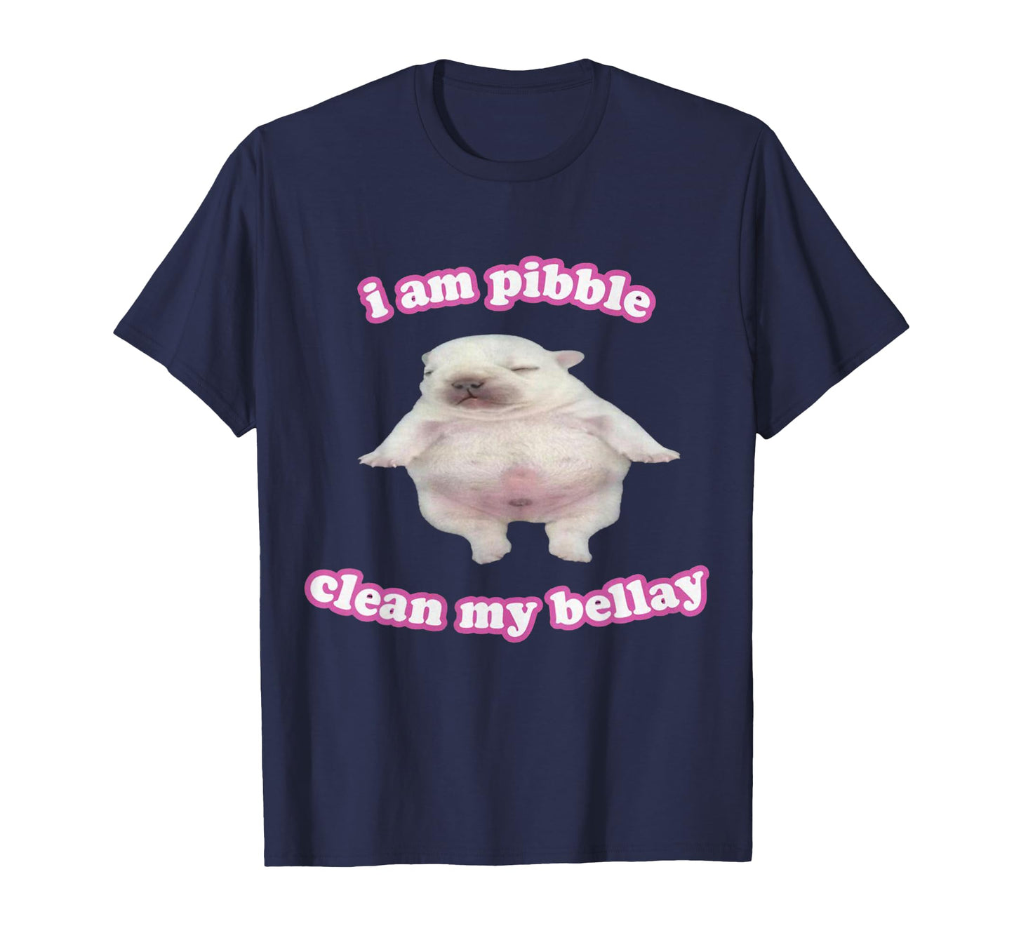 Pink Pibble Dog Meme T-Shirt