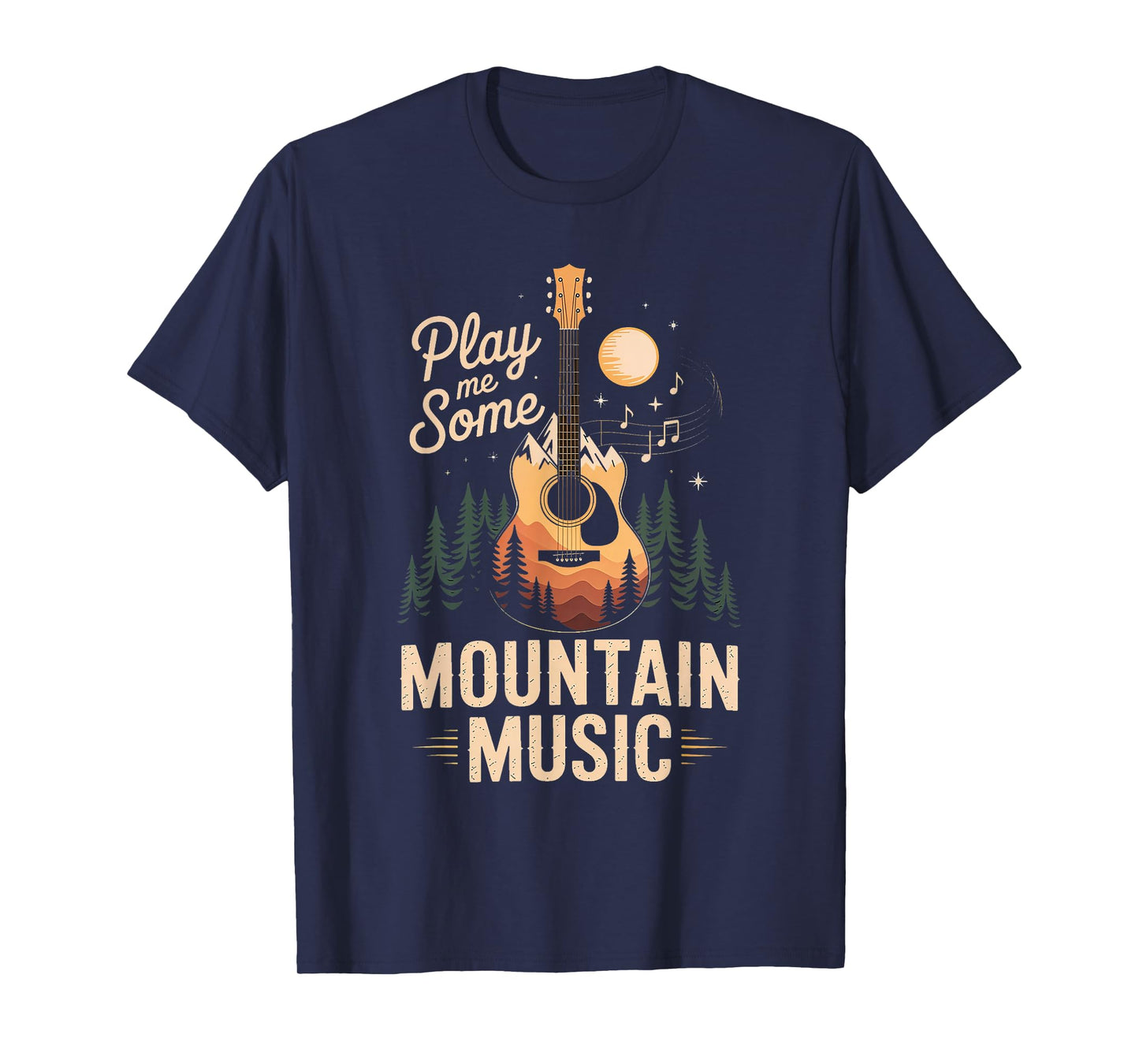 Play Me Some Mountain Music Country Music Western T-Shirt