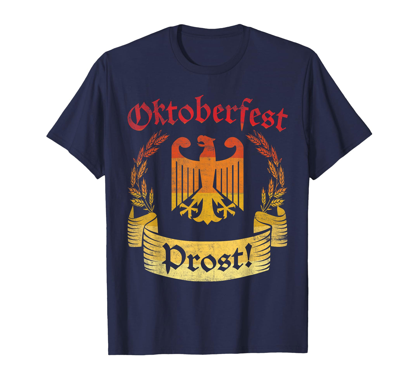 Retro Oktoberfest Shirt Eagle Prost Patriotic German T-Shirt