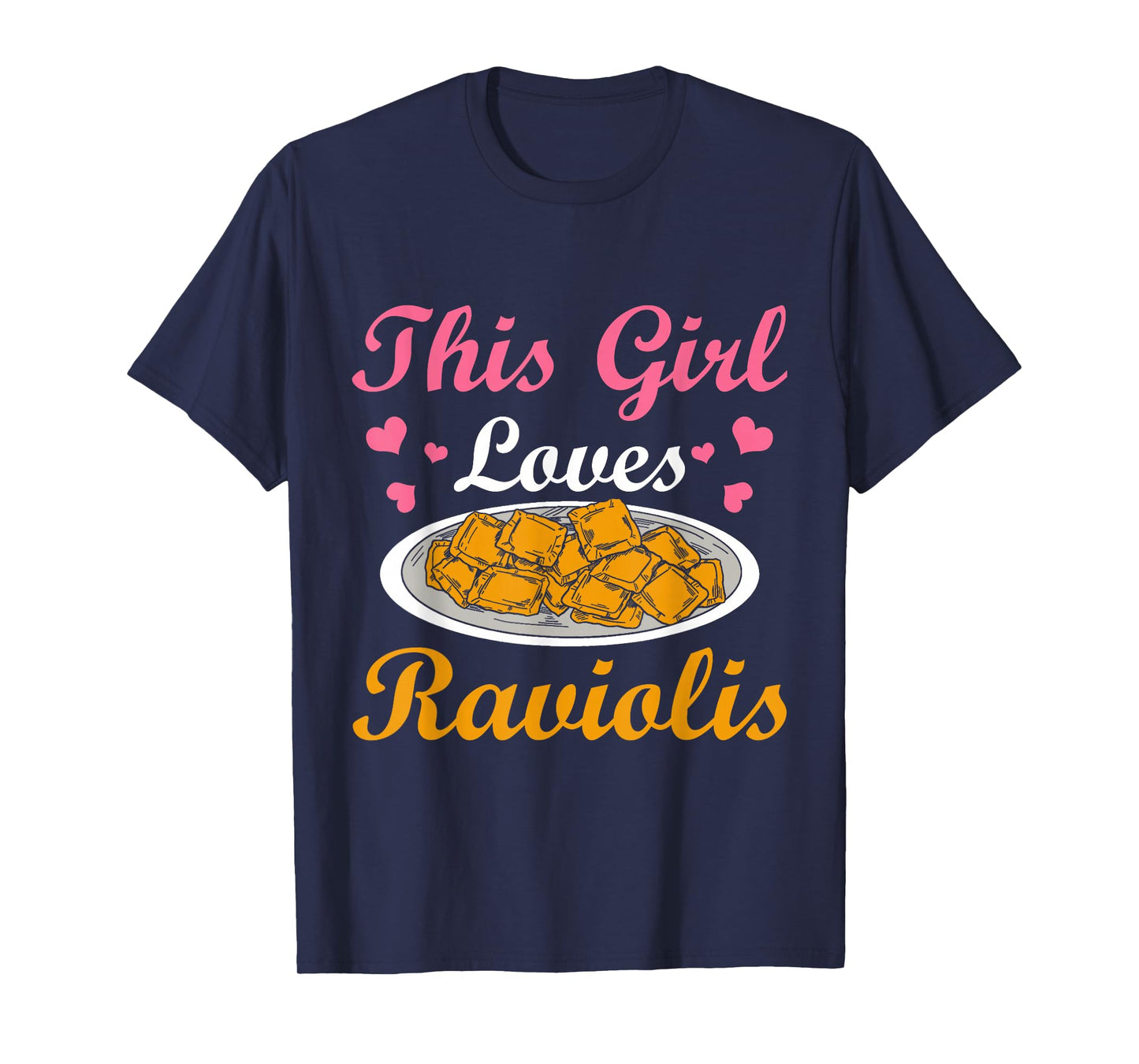 This Girl Loves Ravioli Lovers Pasta Ravioli T-Shirt
