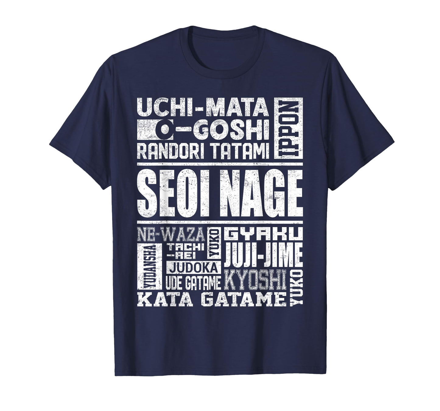 Judoka Player t shirt Judo A-Z Terms Sensei Funny Judo Gifts T-Shirt