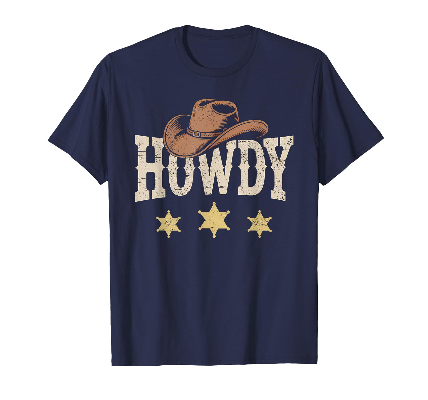 Rodeo Hat Western Country Cowboy Cowgirl Howdy T-Shirt