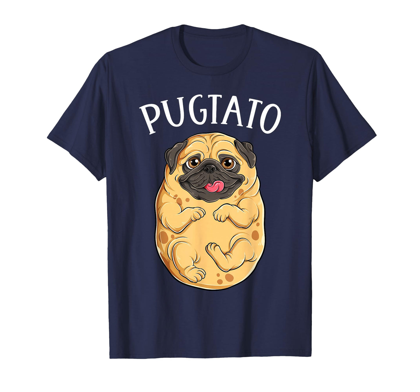 Pugtato Funny Pug Lover Cute Dog Potato Pug T-Shirt