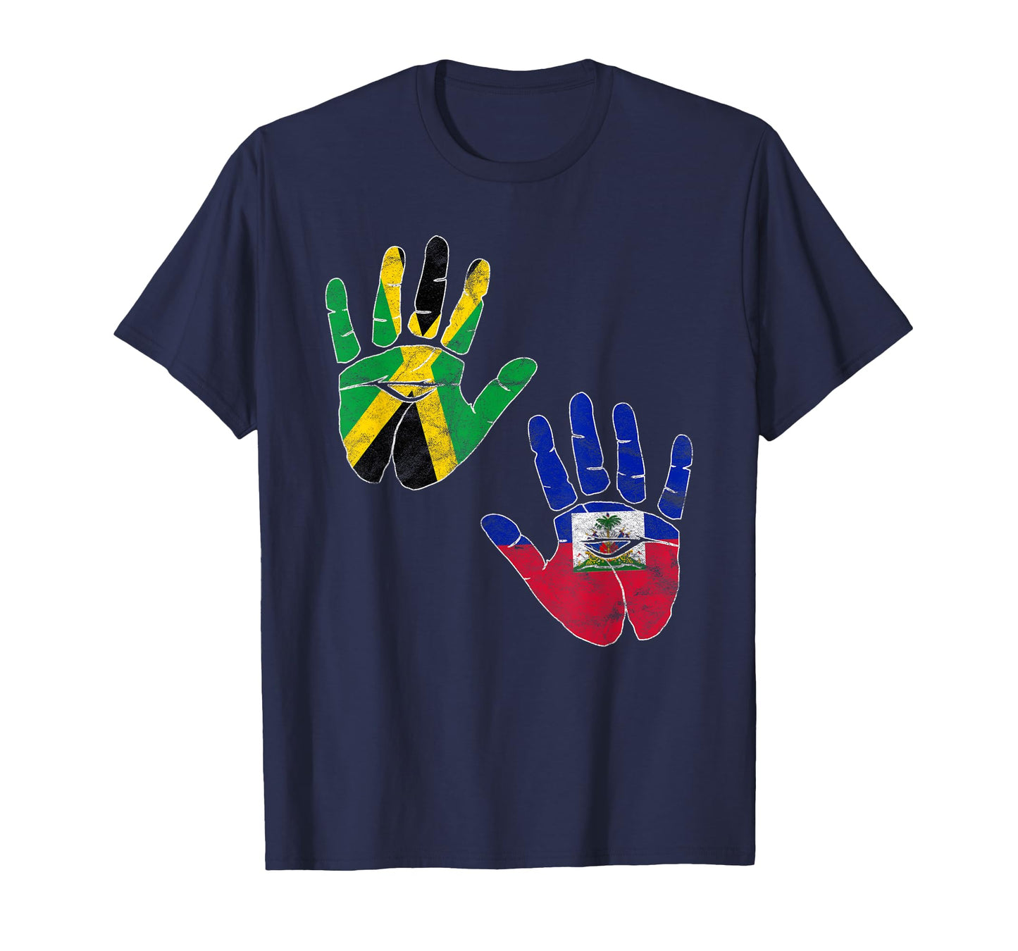 Haiti Haitian America Jamaica Caribbean Combo Mixed Kids T-Shirt