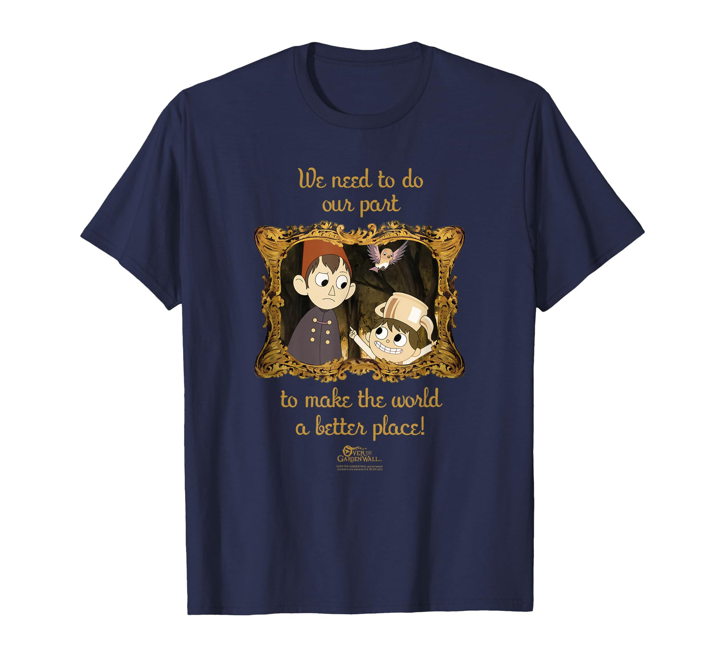 Over The Garden Wall Make The World a Better Place Cartoon T-Shirt