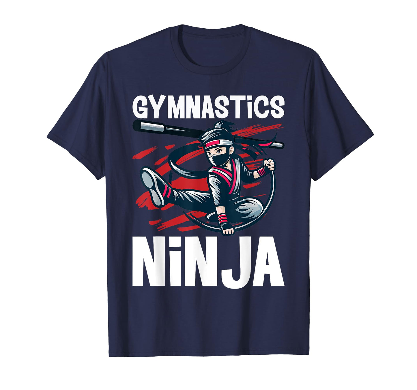 Gymnastics Ninja Boy Funny Sports T-Shirt