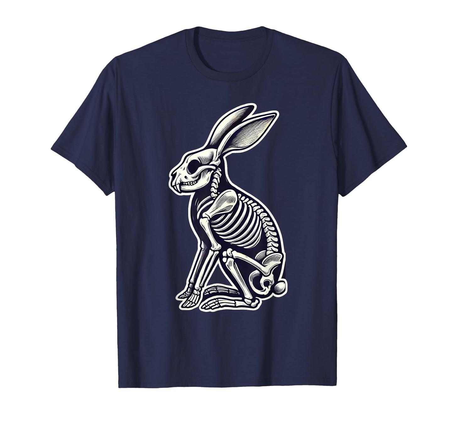 Rabbit Bunny Skeleton Halloween T-Shirt