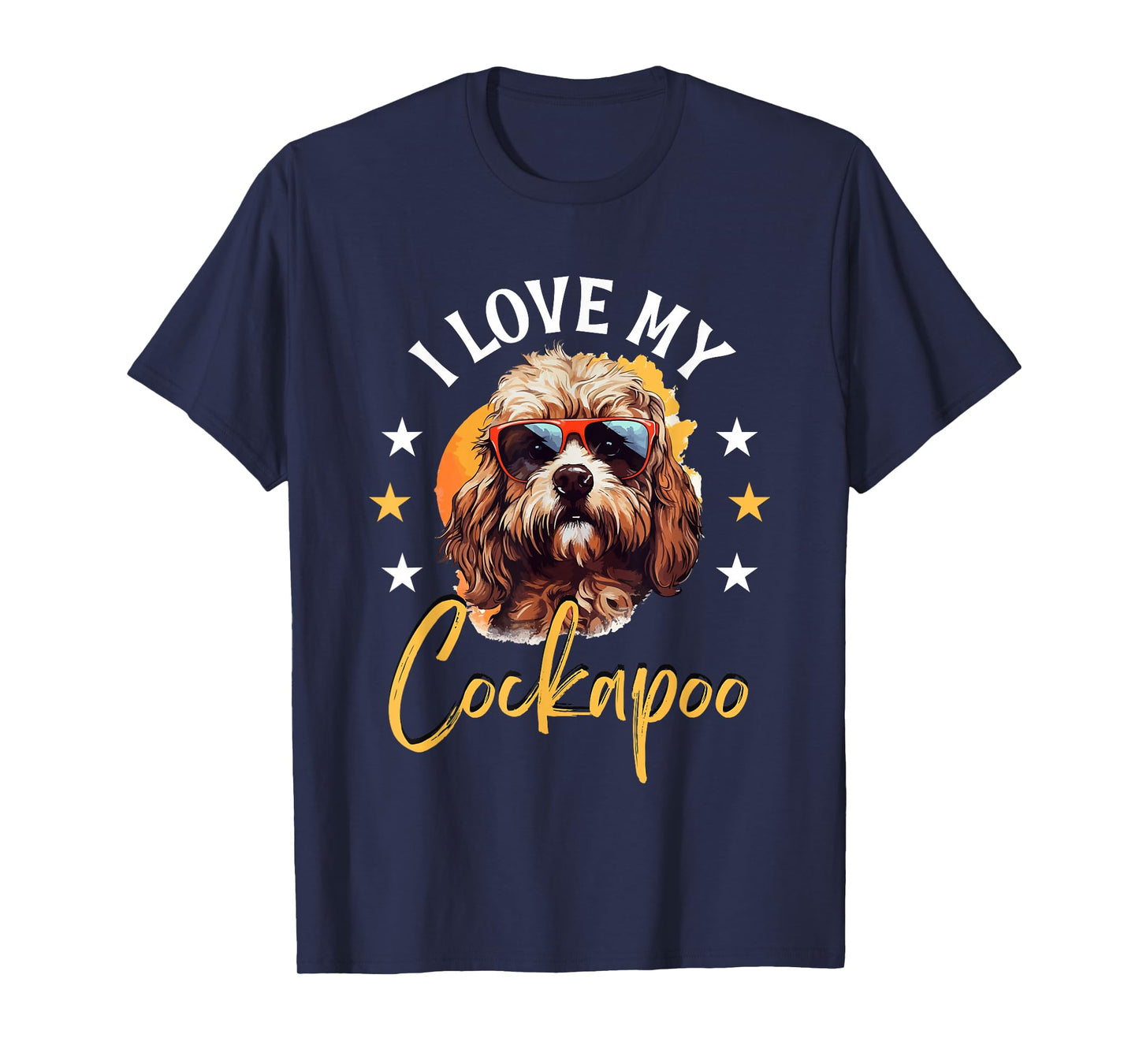Cockapoo Dog Breed Pet I Love my Cockapoo Men Women Girls Kids T-Shirt