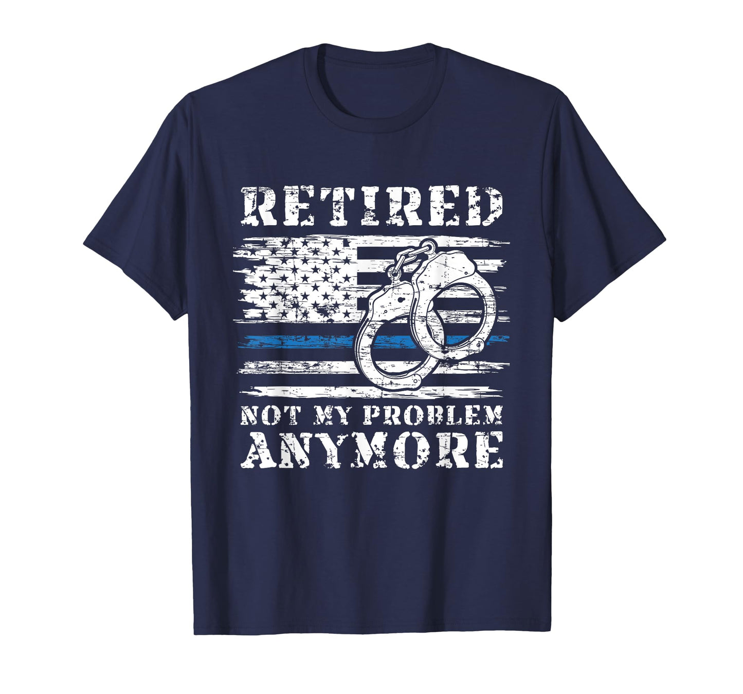 Retired Police Officer Retirement Gift Funny Police T-Shirt