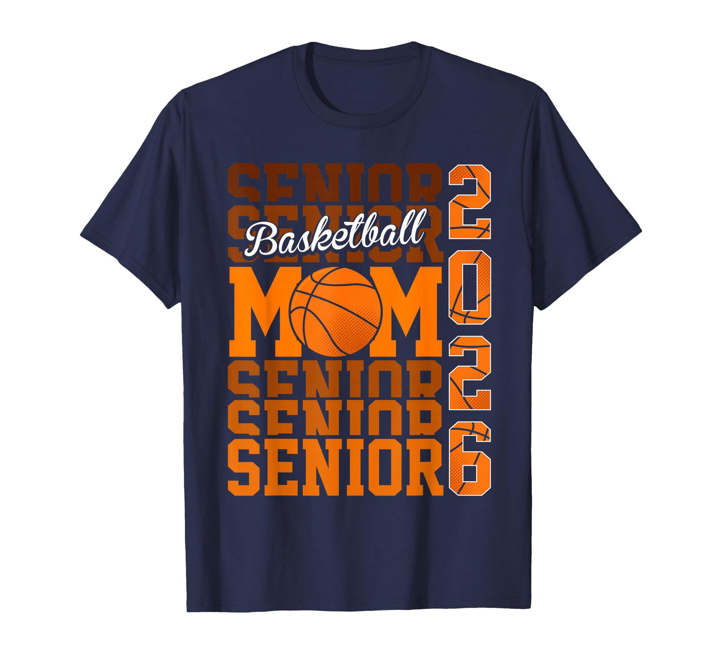 2026 basketball senior Mom graduation Matching family T-Shirt
