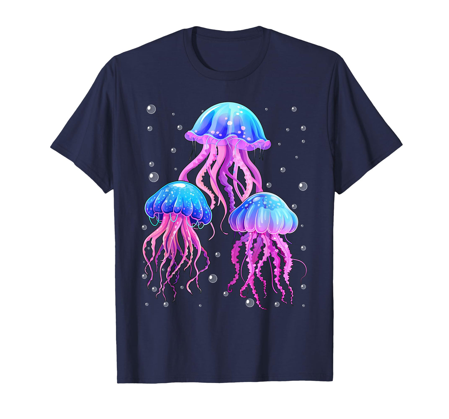 Glowing Rainbow Jellyfish T-Shirt
