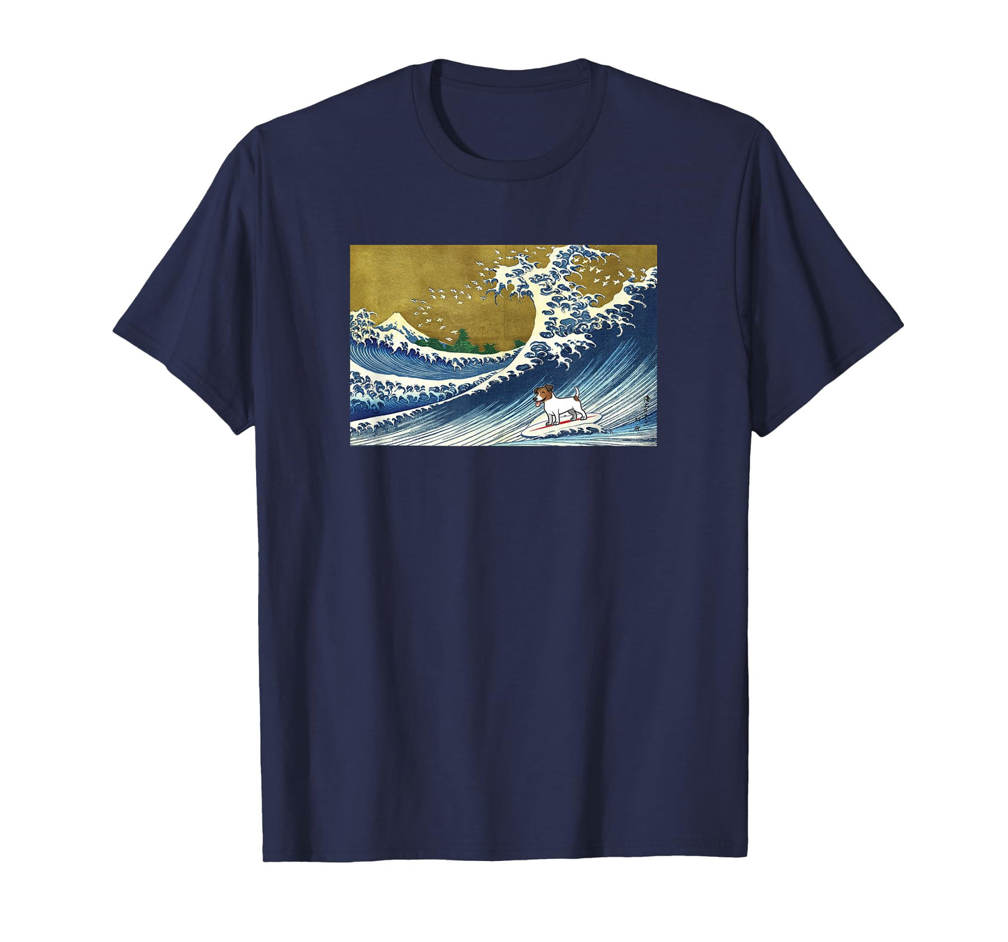 JRT Dog Lover Surfing Jack Russell T-Shirt