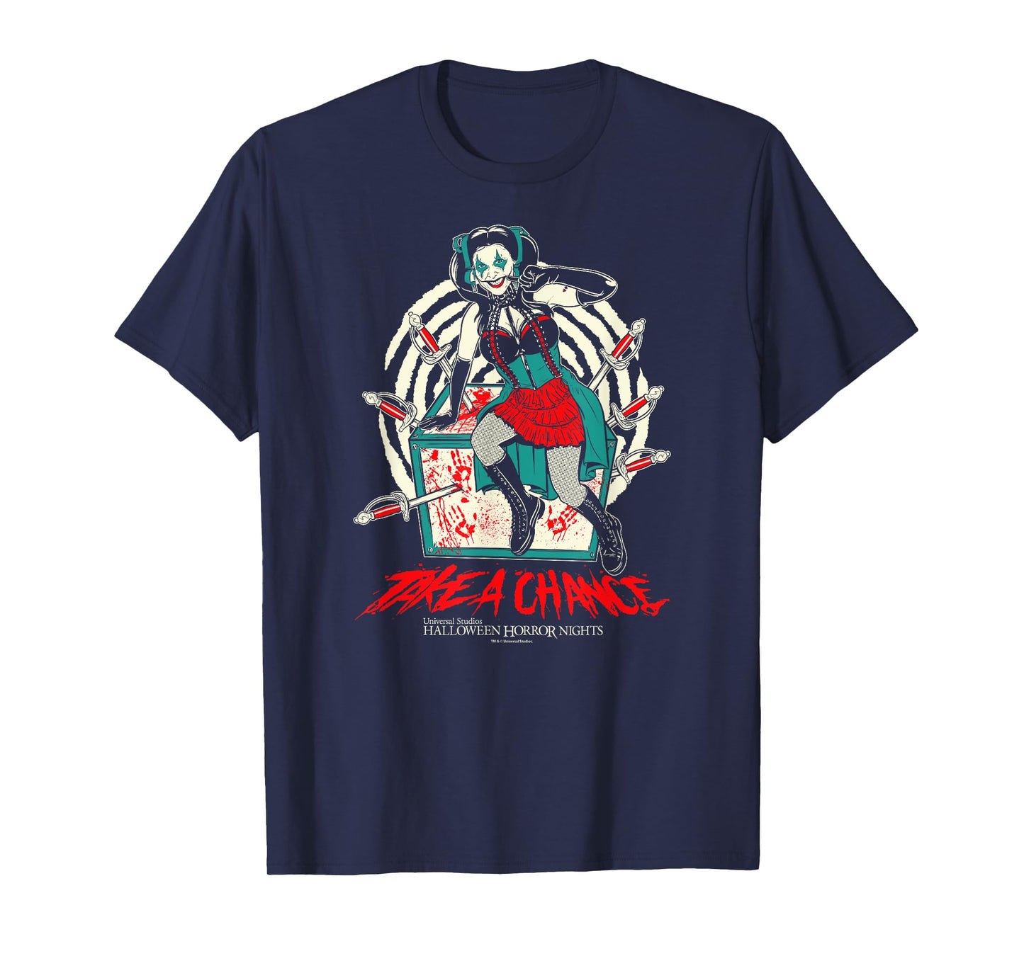Halloween Horror Nights HHN Take A Chance T-Shirt