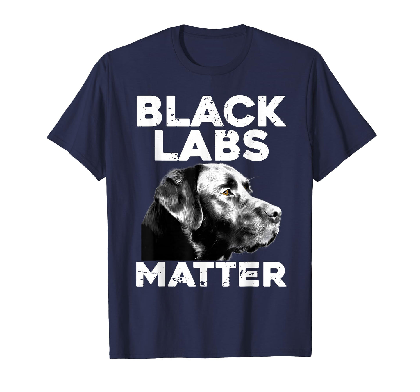 Cool Labrador for Men Women Black Labs Matter Service Animal T-Shirt Small