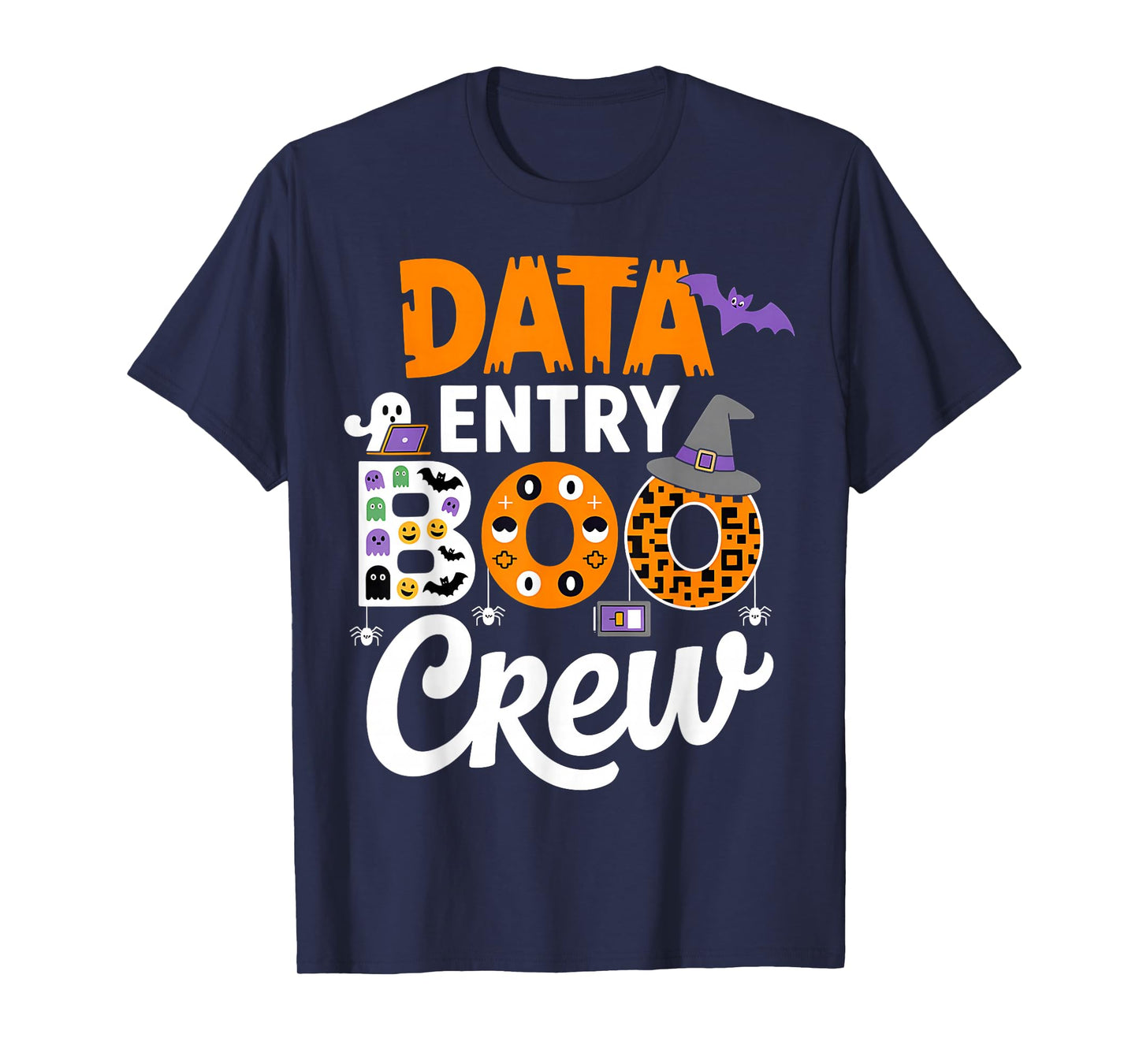 Data Entry Boo Crew Scientist Analyst Engineer Computer T-Shirt
