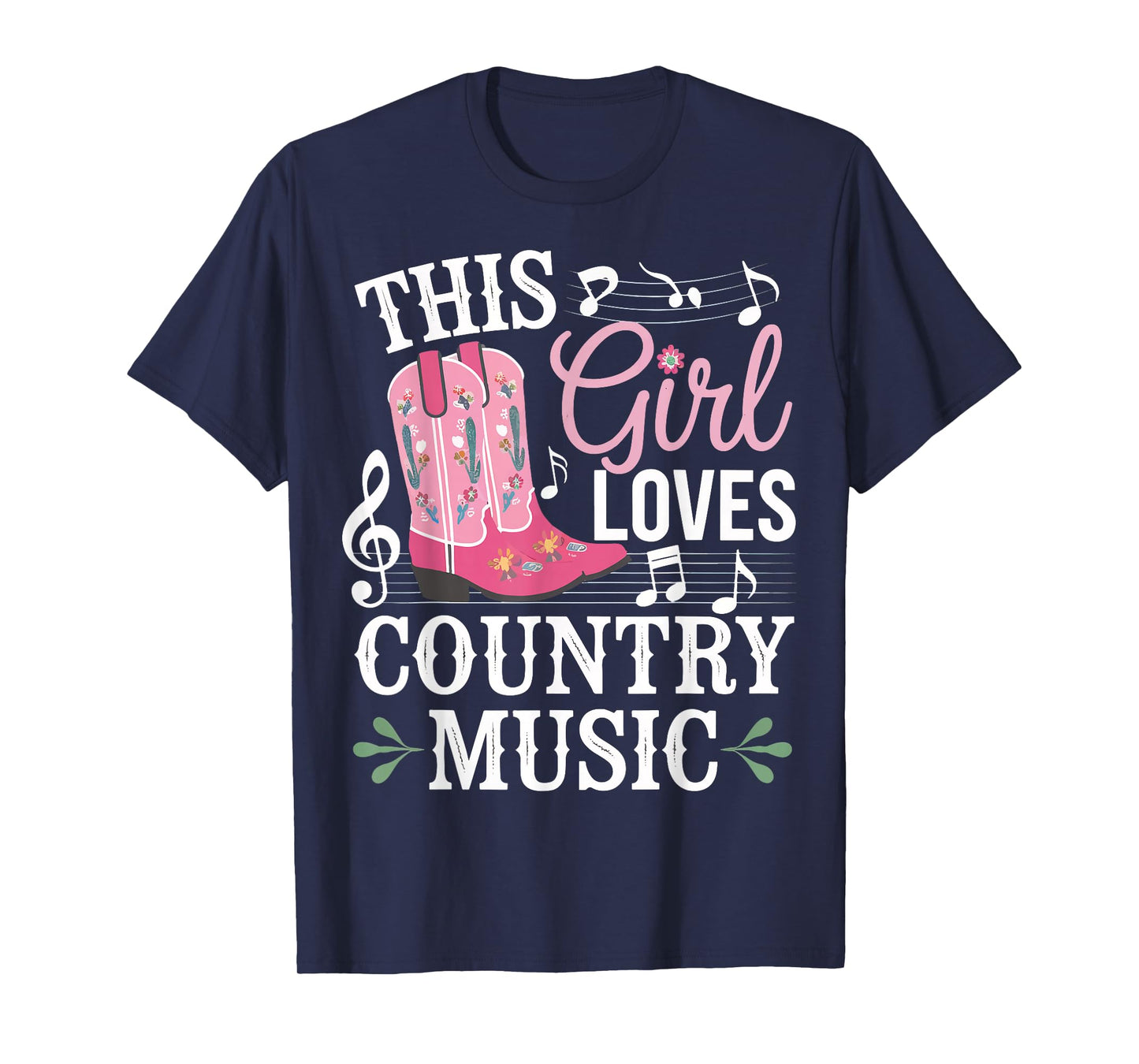 This Girl Loves Country Music T-Shirt